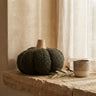 Siamah Green bouclé pumpkin statue L