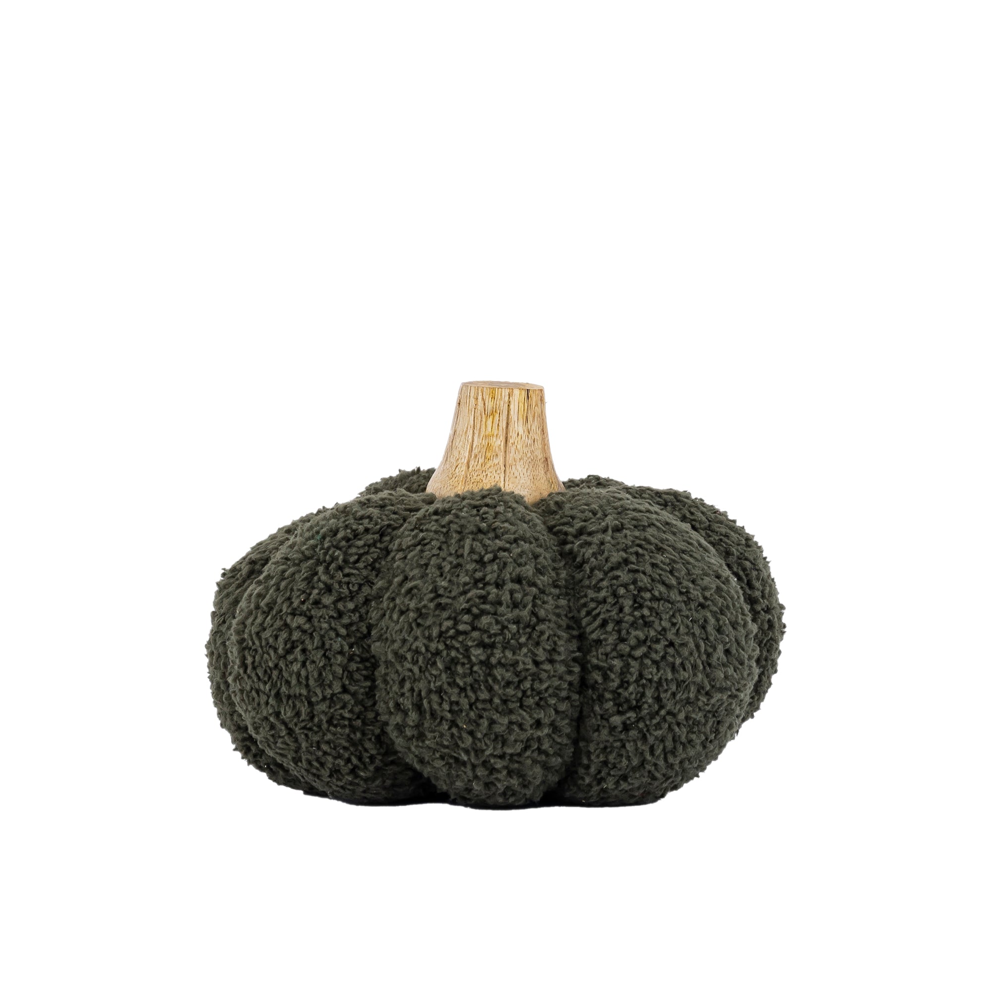 Siamah Green bouclé pumpkin statue L