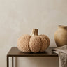 Siamah Beige bouclé pumpkin statue M
