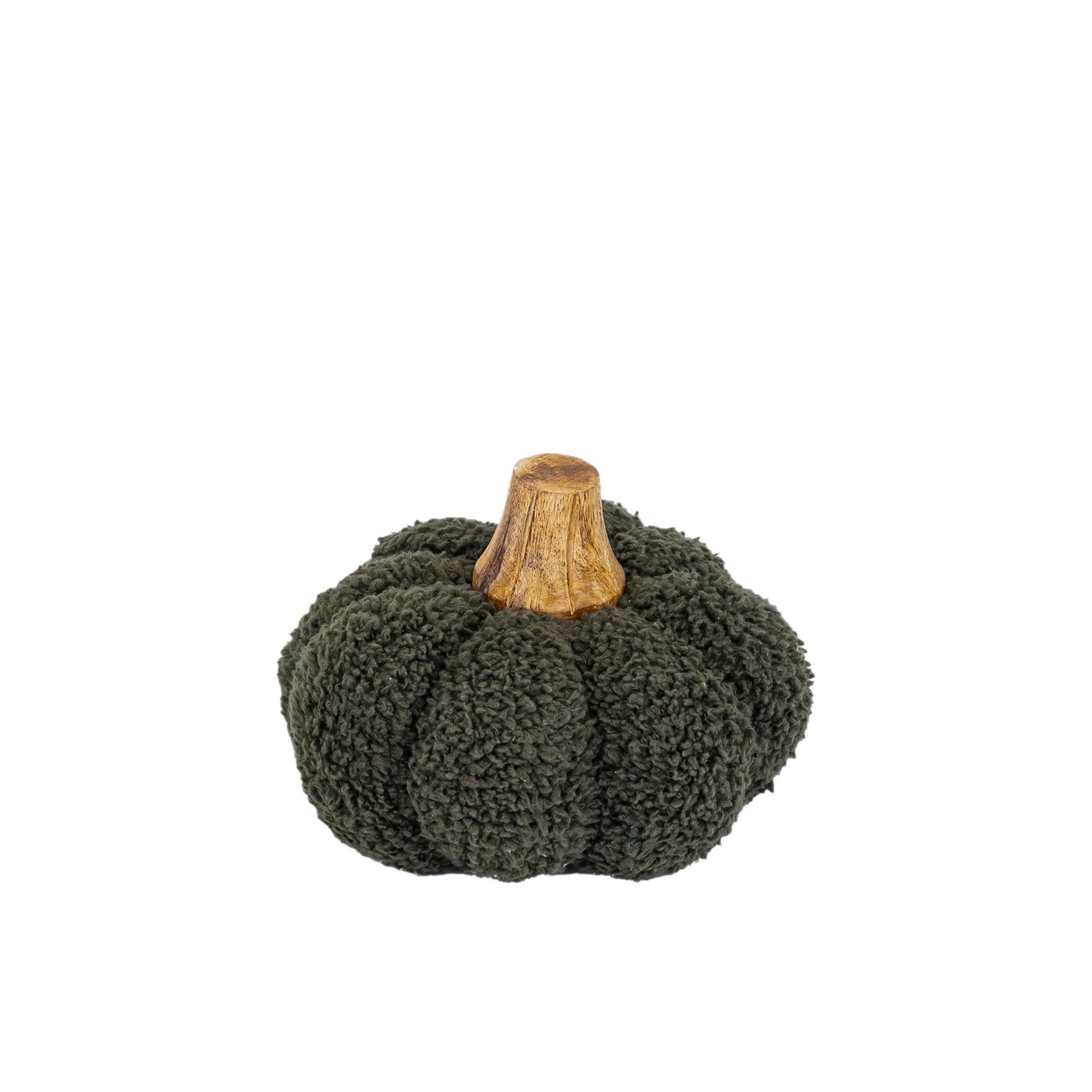 Siamah Green bouclé pumpkin statue M