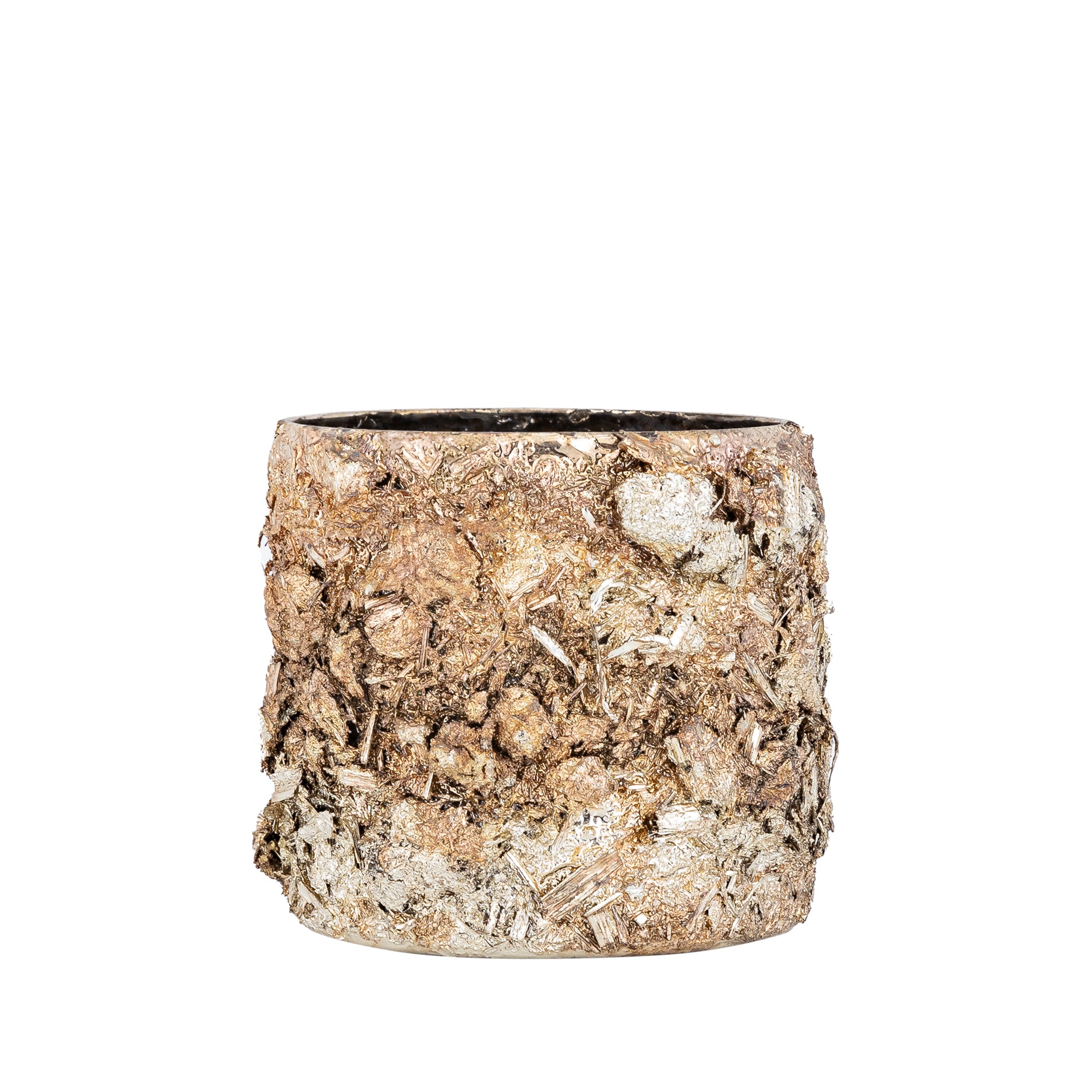 Maddison Bougeoirs en verre — Stormlight Short - Or