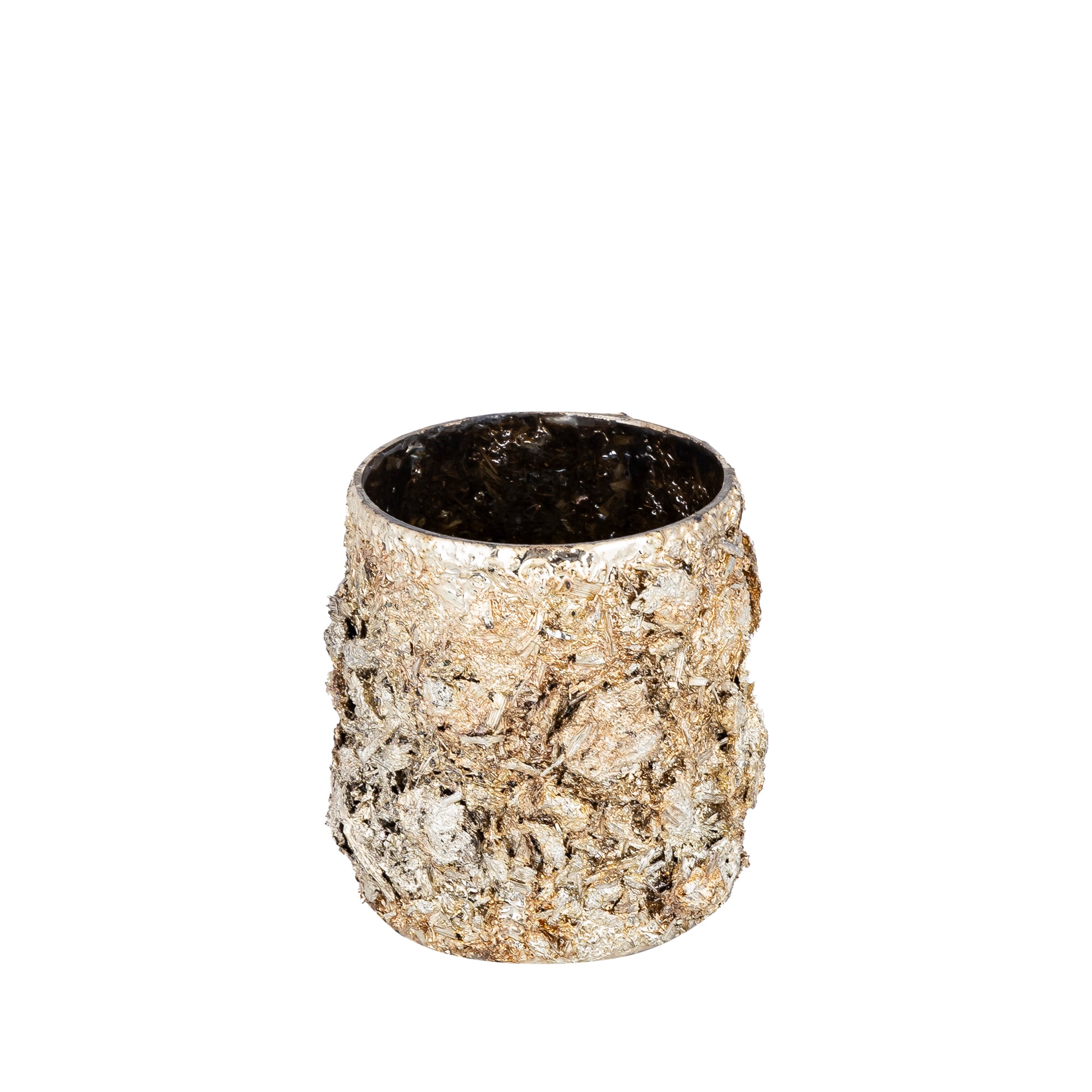 Maddison Bougeoirs en verre — Stormlight Short - Or