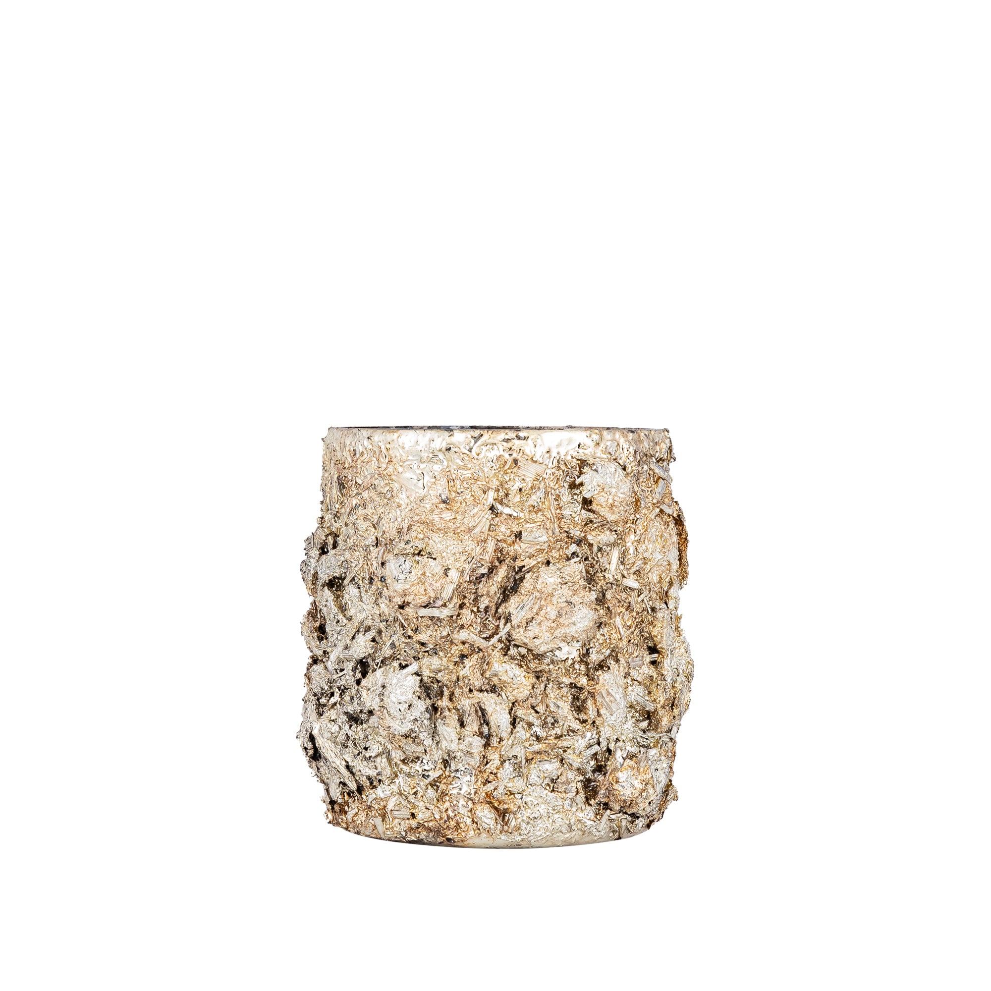 Maddison Bougeoirs en verre — Stormlight Short - Or