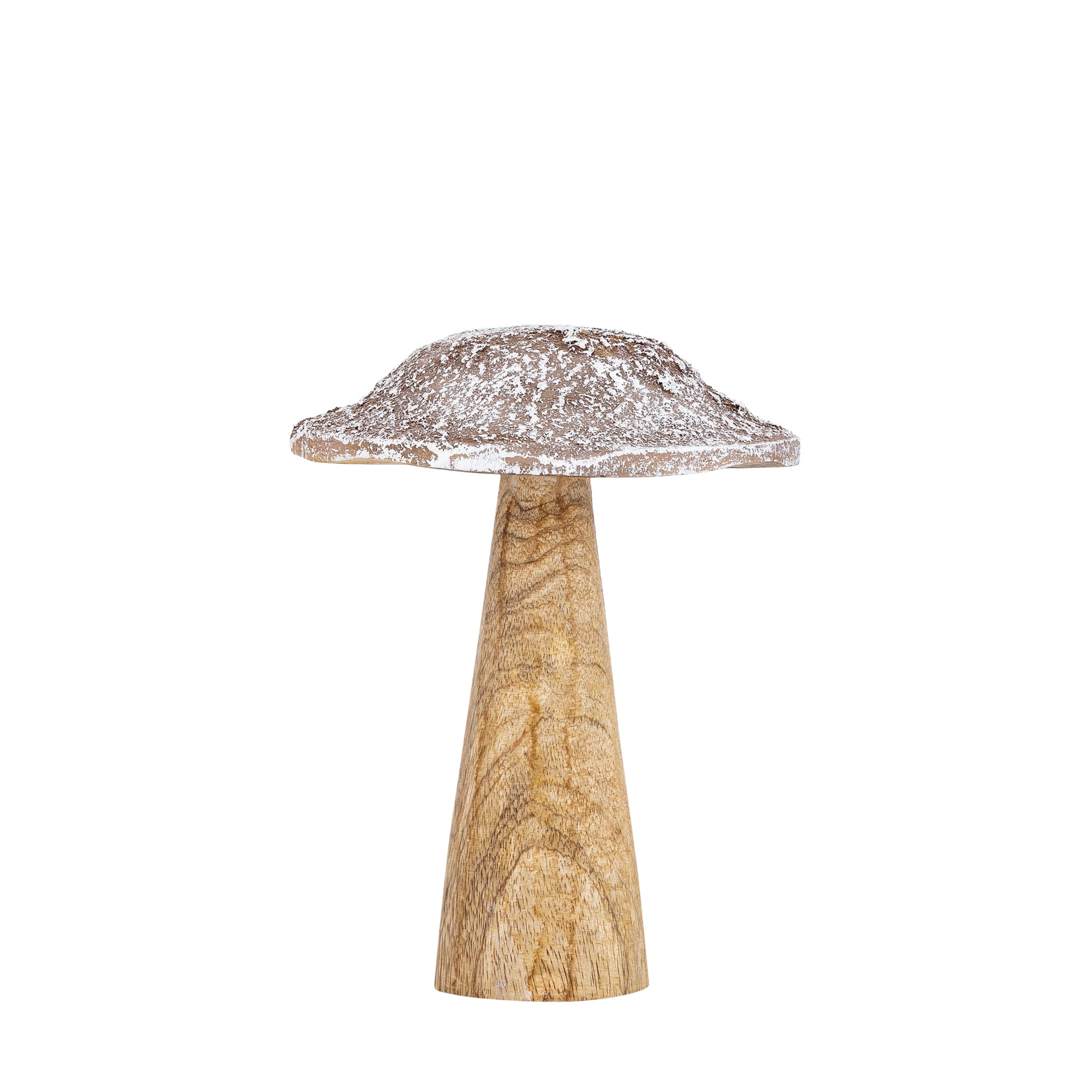 Darlamea Beige burn wood mushroom statue snow L