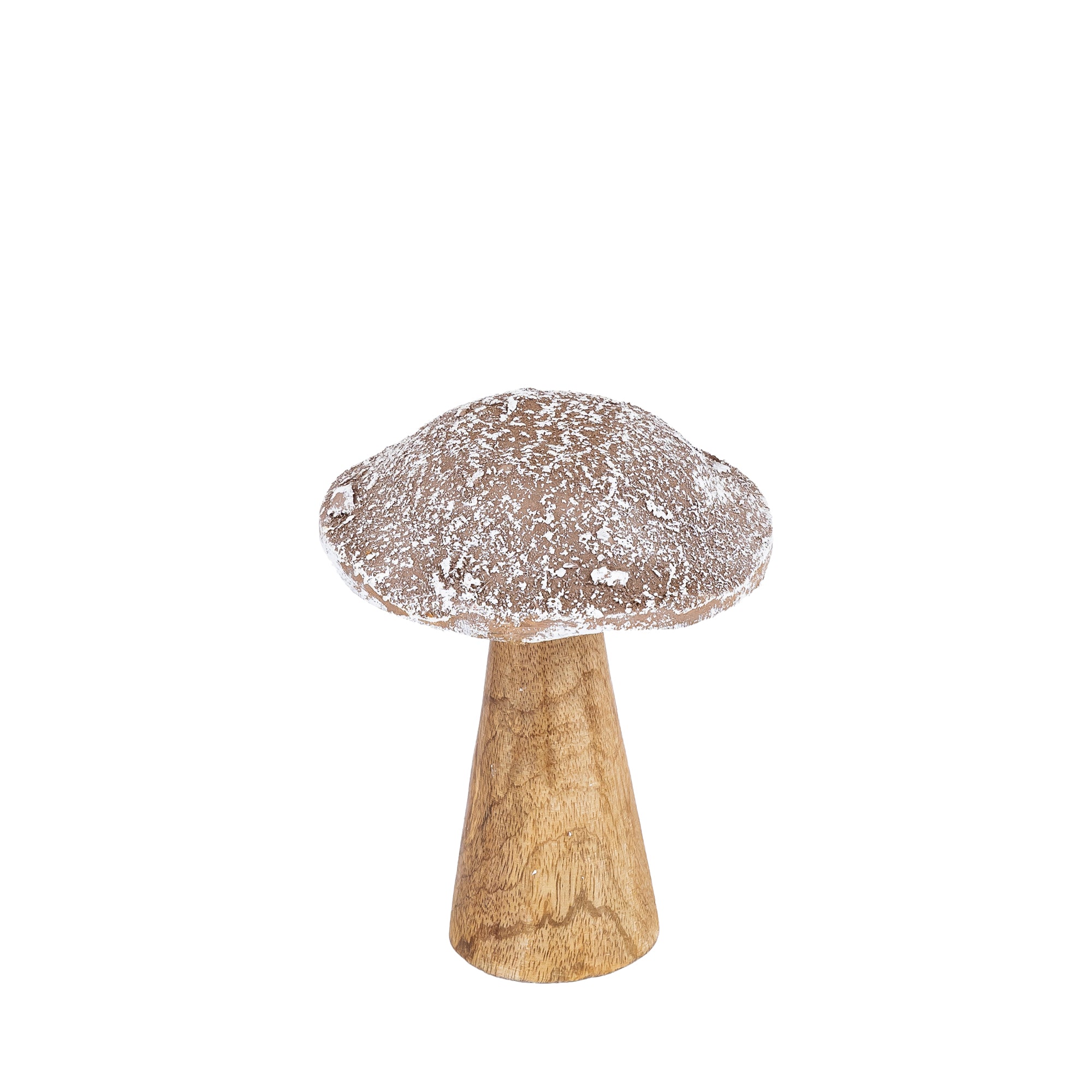 Darlamea Beige burn wood mushroom statue snow M