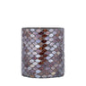 Ailya Bougeoirs en verre - Marron