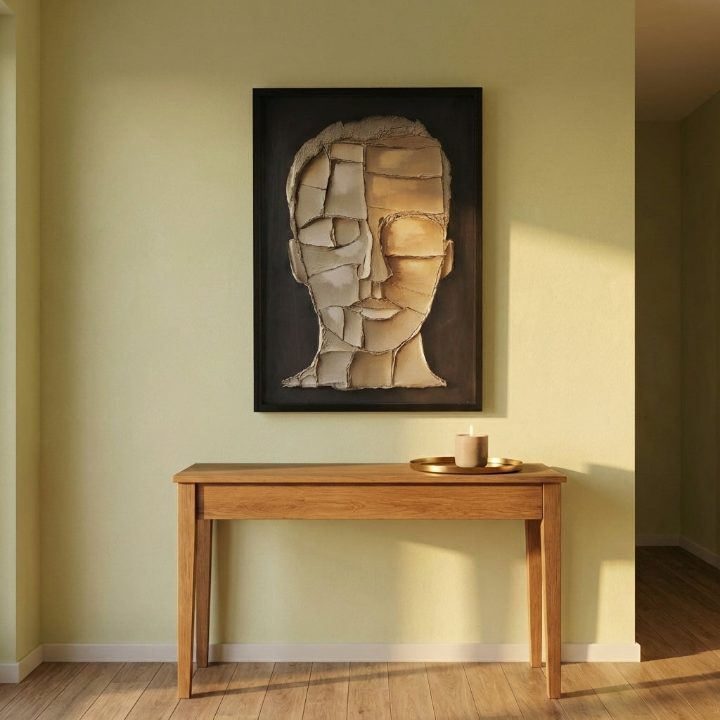 Kyma Cream plexi MDF man pieces wall panel