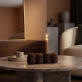 Chandelier Pigna — Ciment Pomme de Pin Candleholders