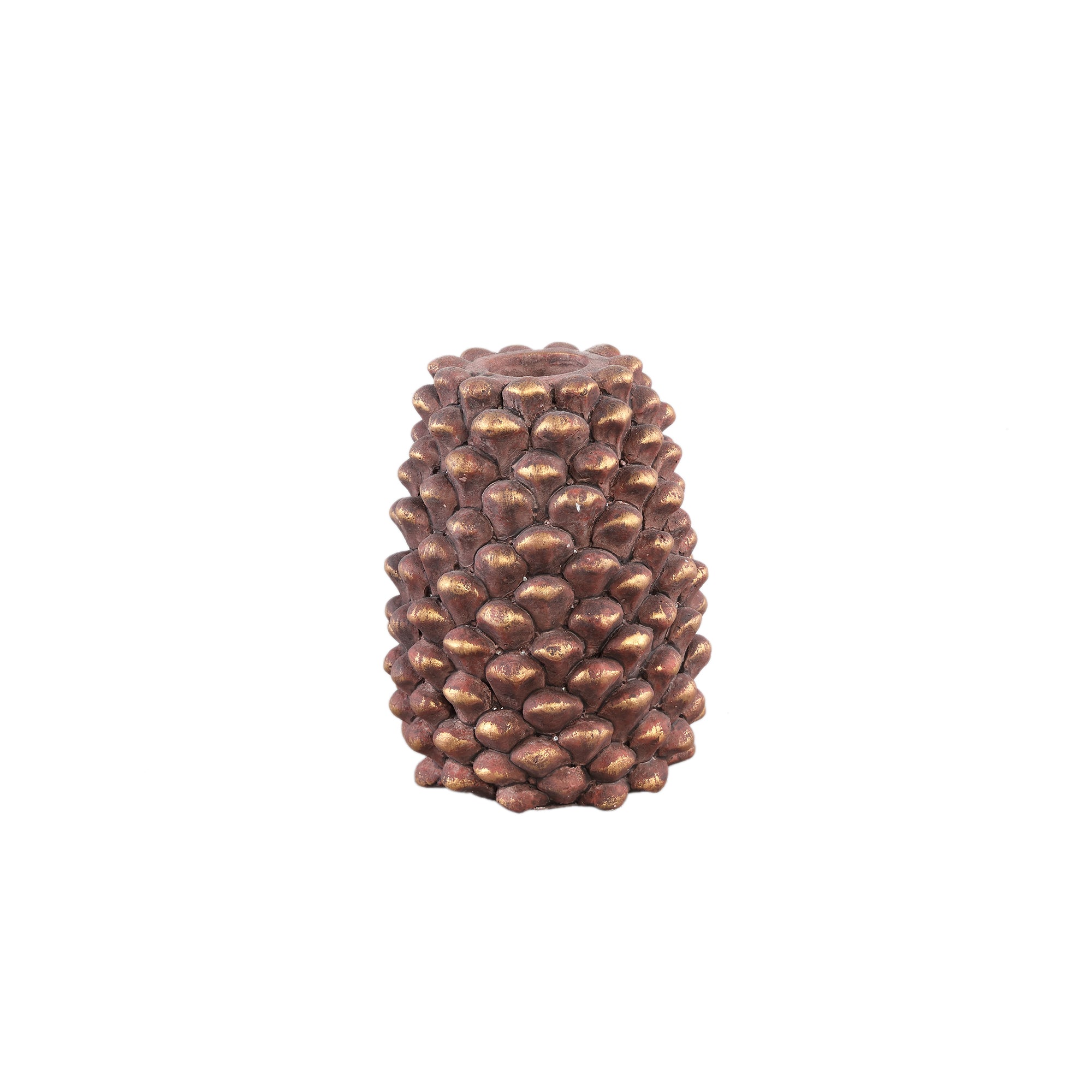 Pigna Chandeliers en ciment — 1Pc Pinecone Shape Candleholder - Marron foncé