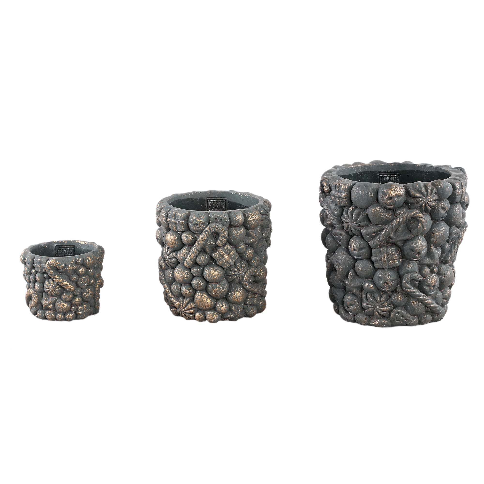 Lusso Pot en ciment - Black