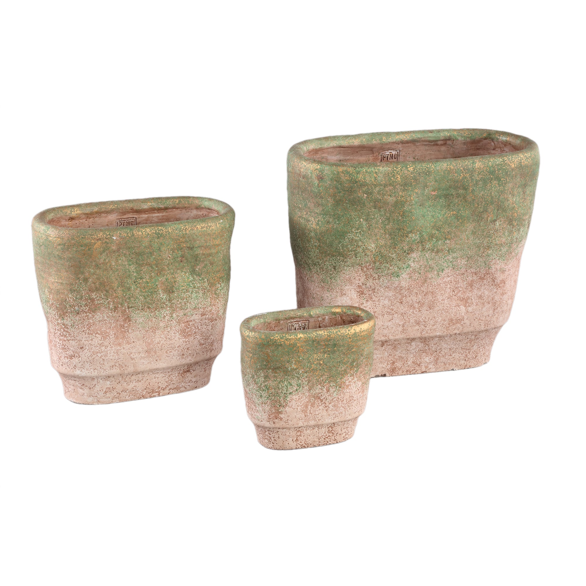 Noé Pot en ciment - Green