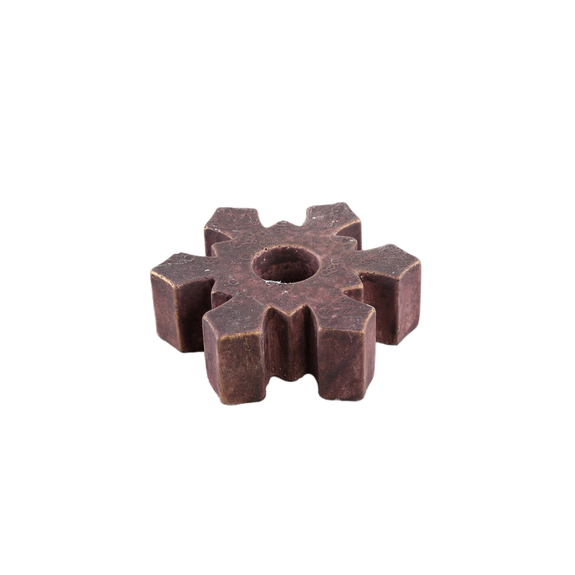 Francez Photophores — Snowflake Shape Tealight - Marron