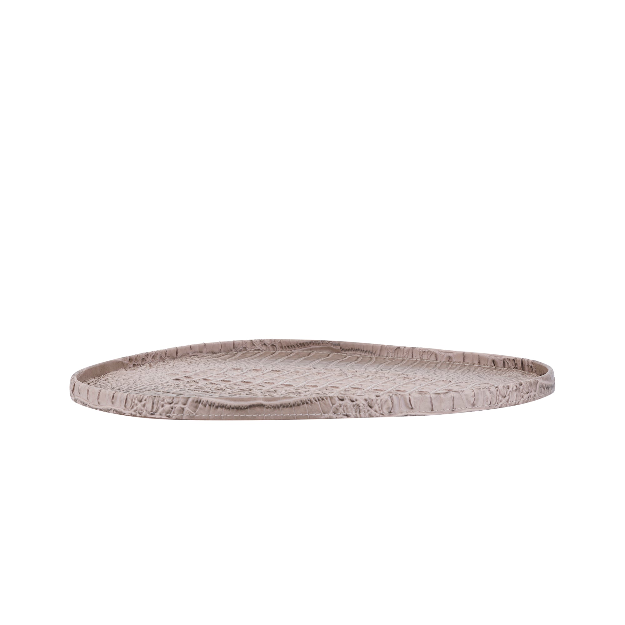 Sarahkate Beige vegan leather plate organic M