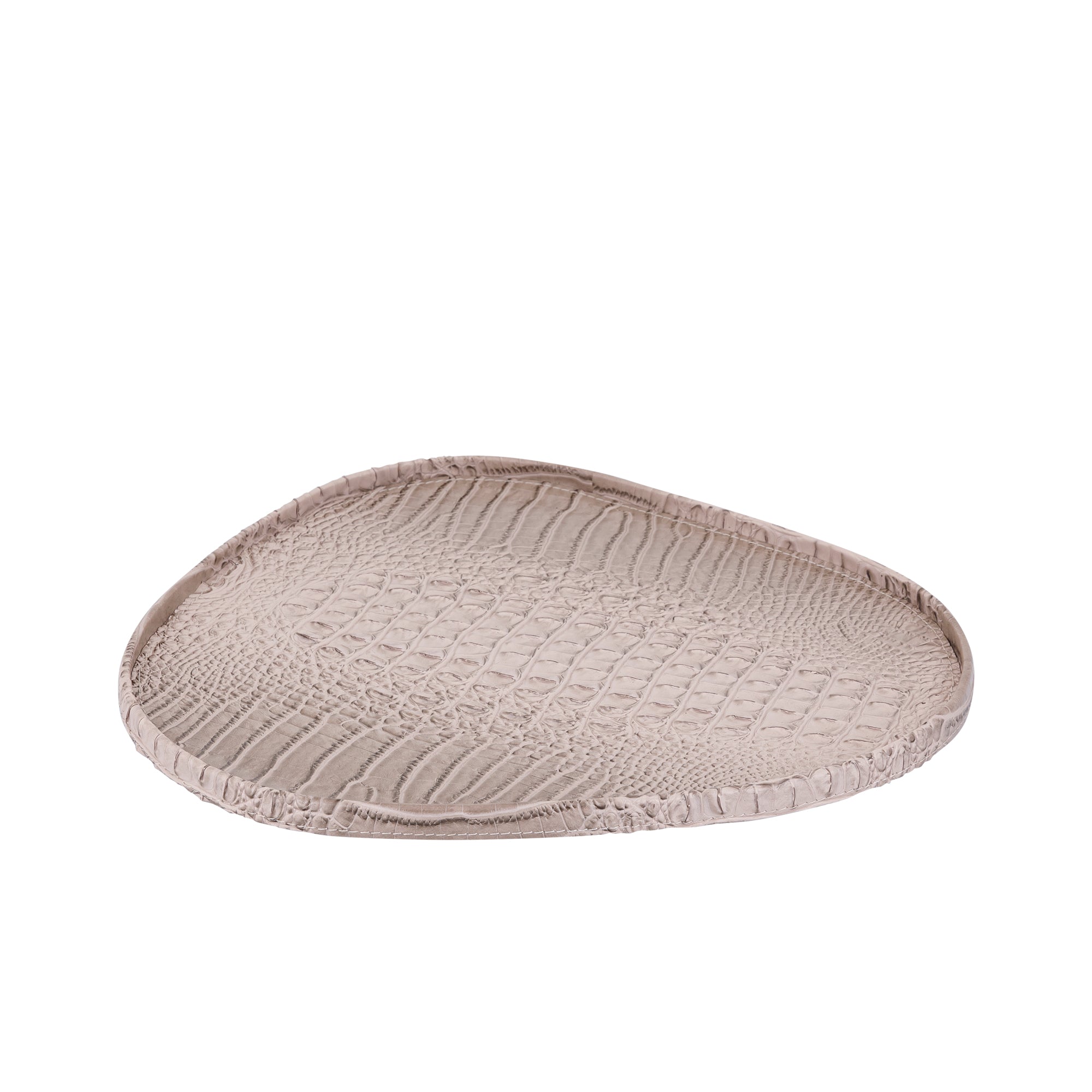 Sarahkate Beige vegan leather plate organic M