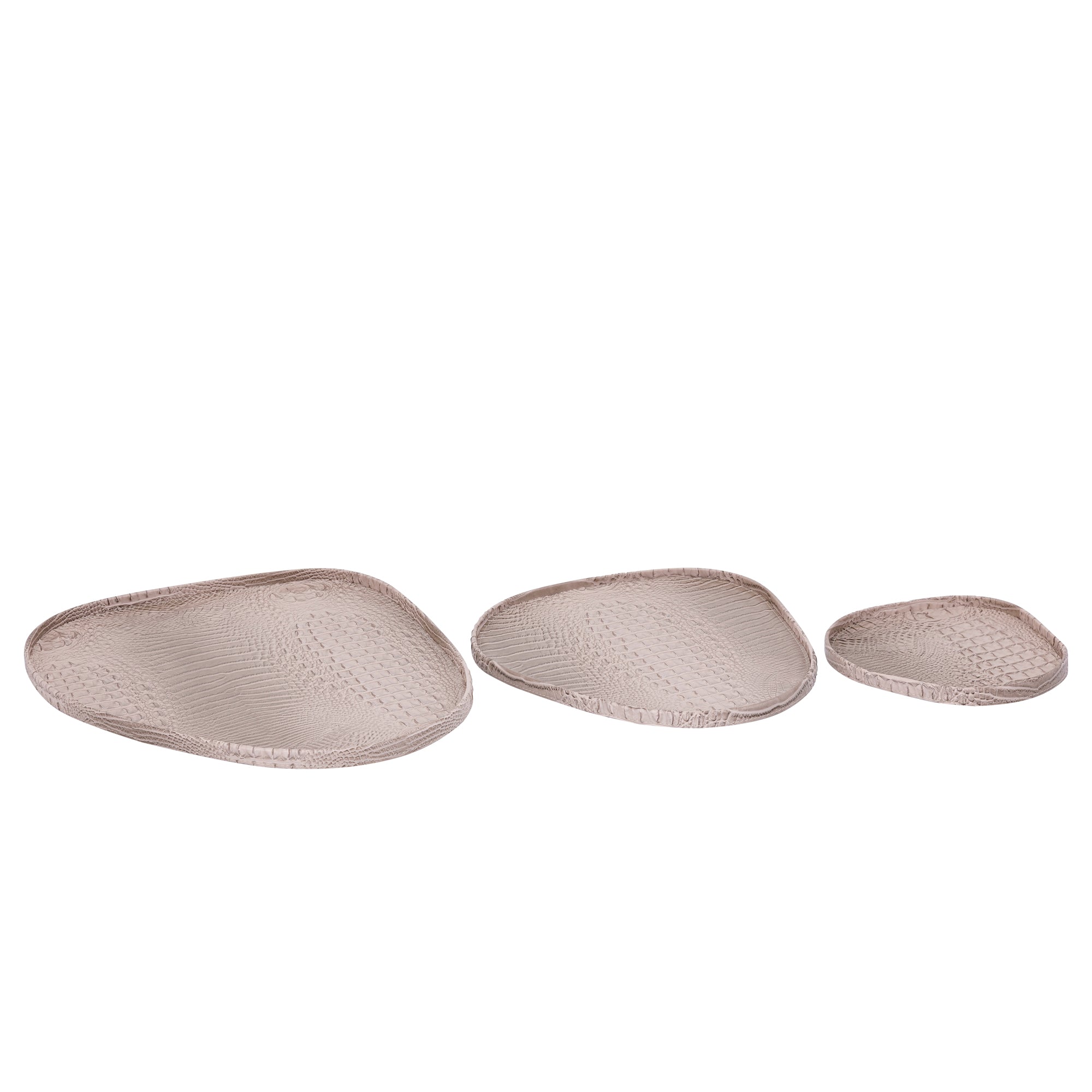 Sarahkate Beige vegan leather plate organic M