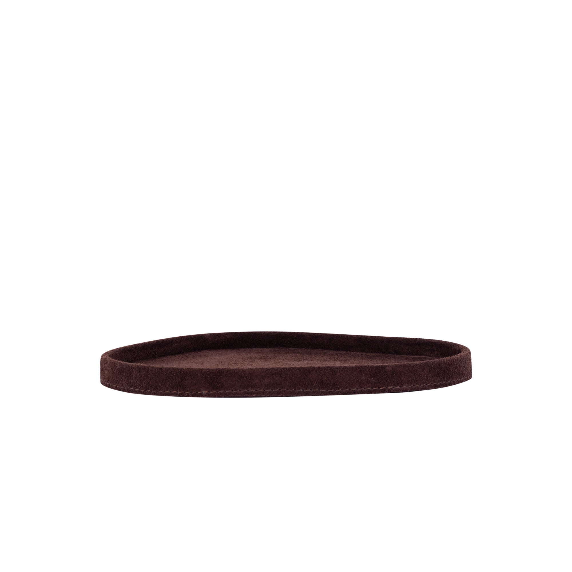 Sarahkate Dark Brown vegan leather plate organic S