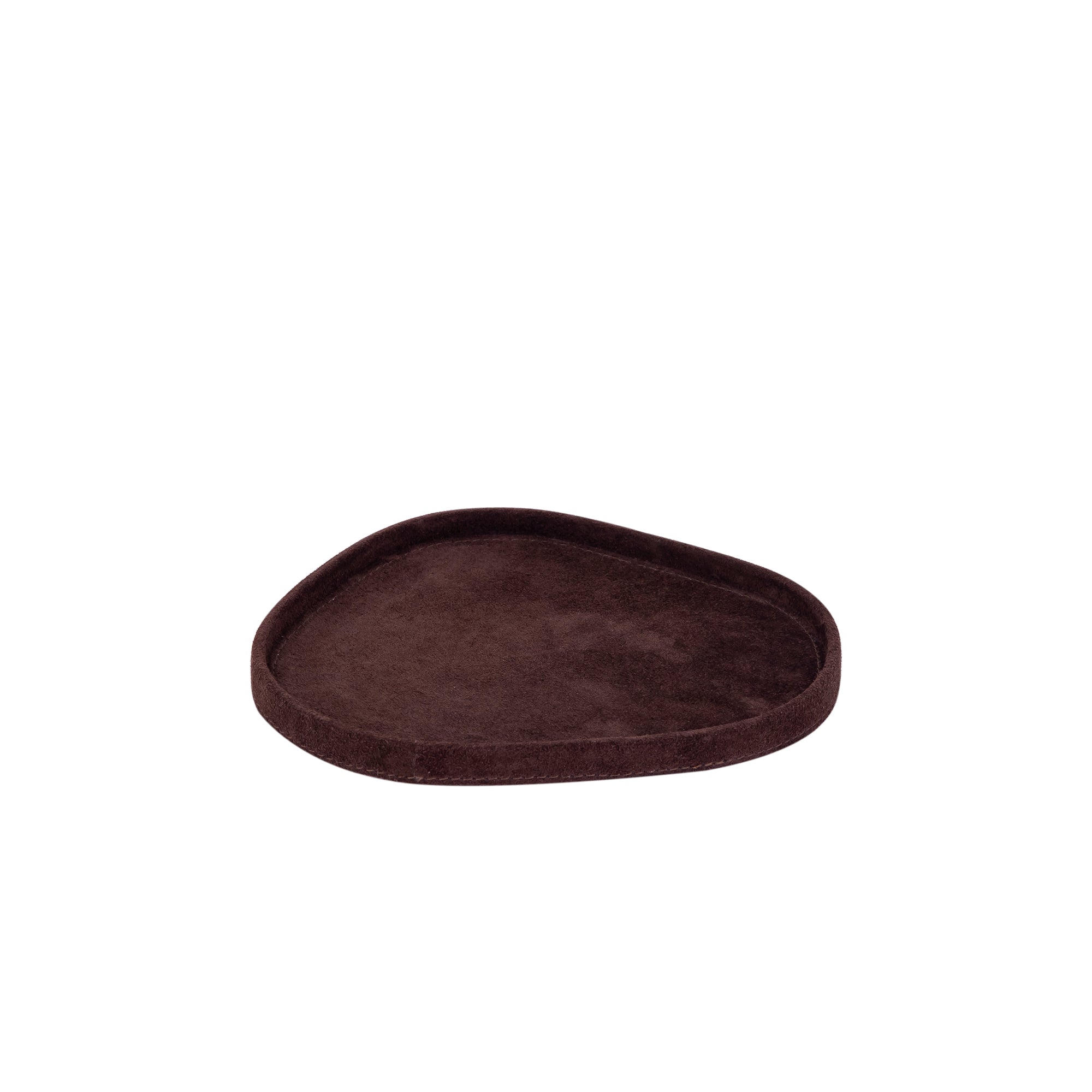 Sarahkate Dark Brown vegan leather plate organic S