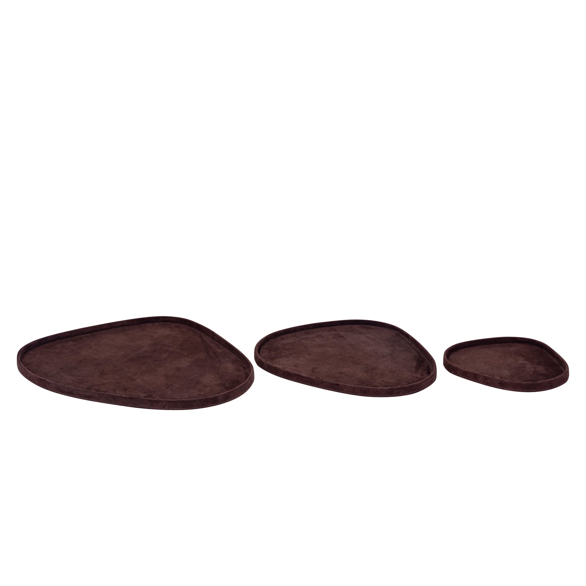 Sarahkate Dark Brown vegan leather plate organic S