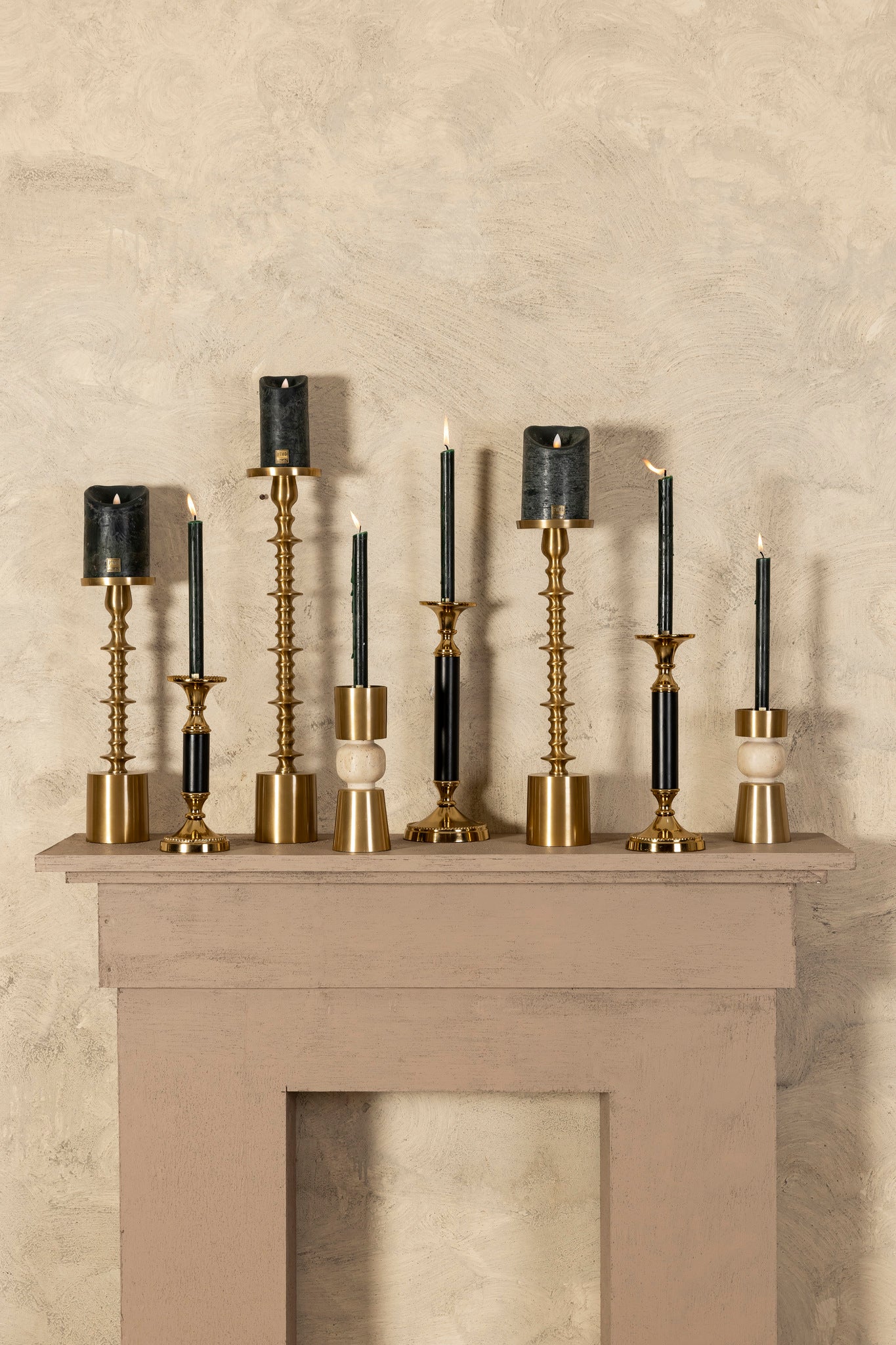 Ronja Chandeliers en aluminium - Or