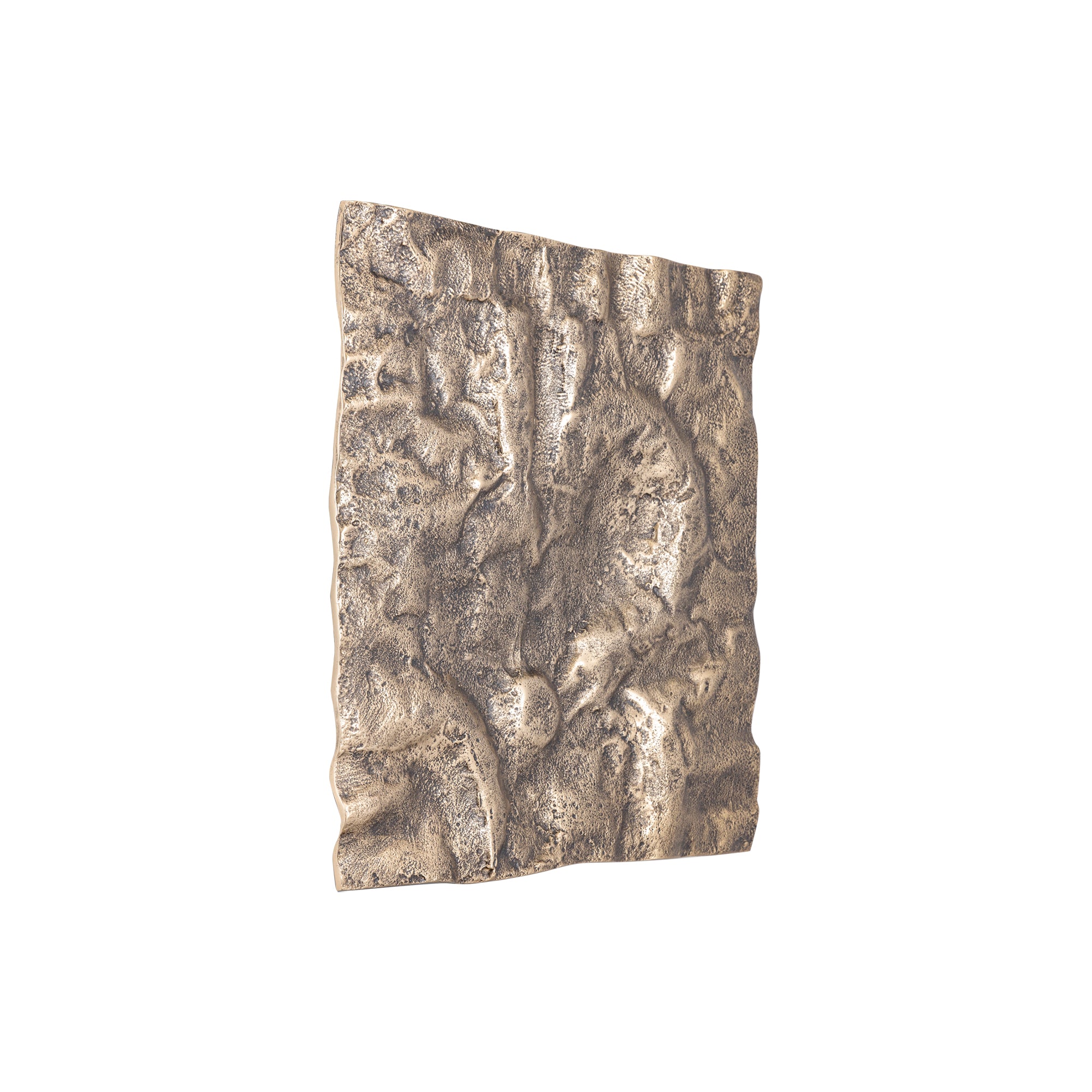 Eogan Gold casted alu wall panel rough square