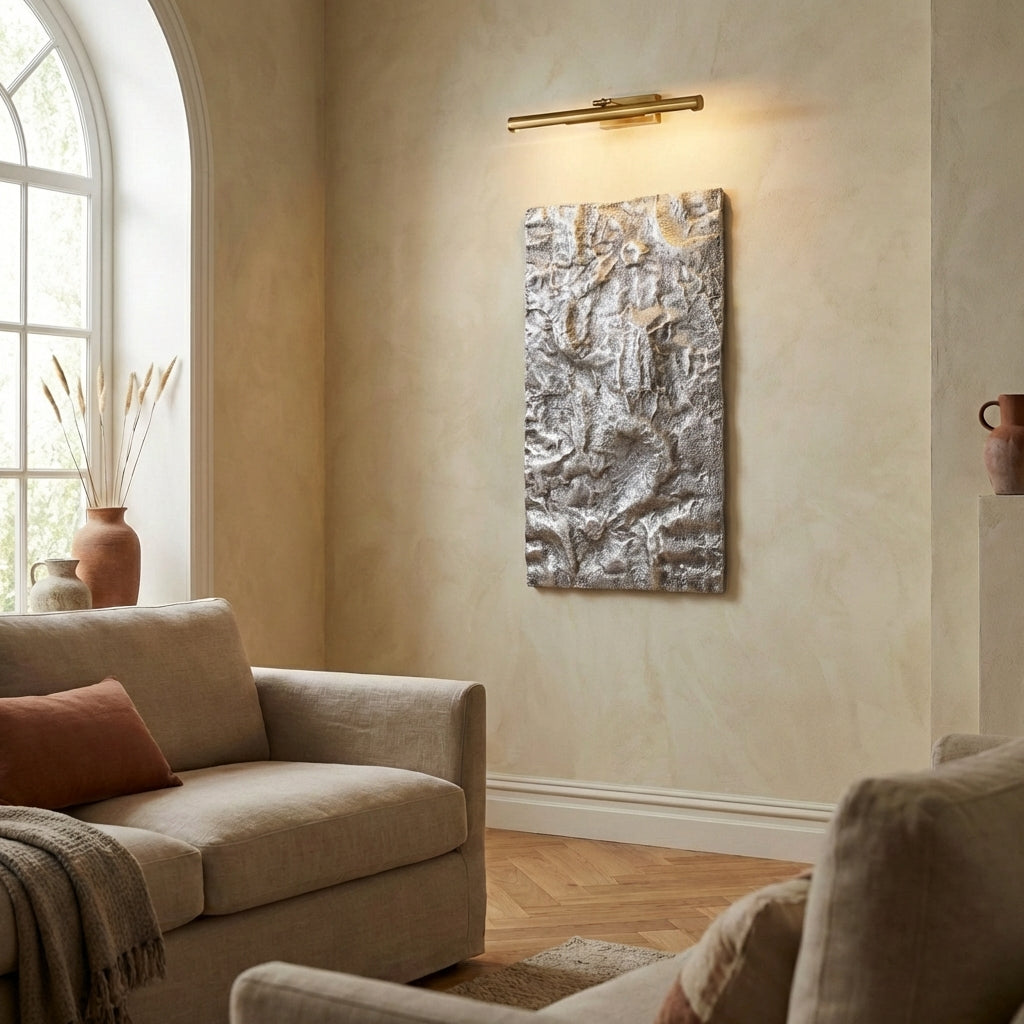 Eogan Gunmetal casted alu wall panel rough rec