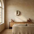 Panneau Mural Mahniya — Or Papier machee Organique Ouvert