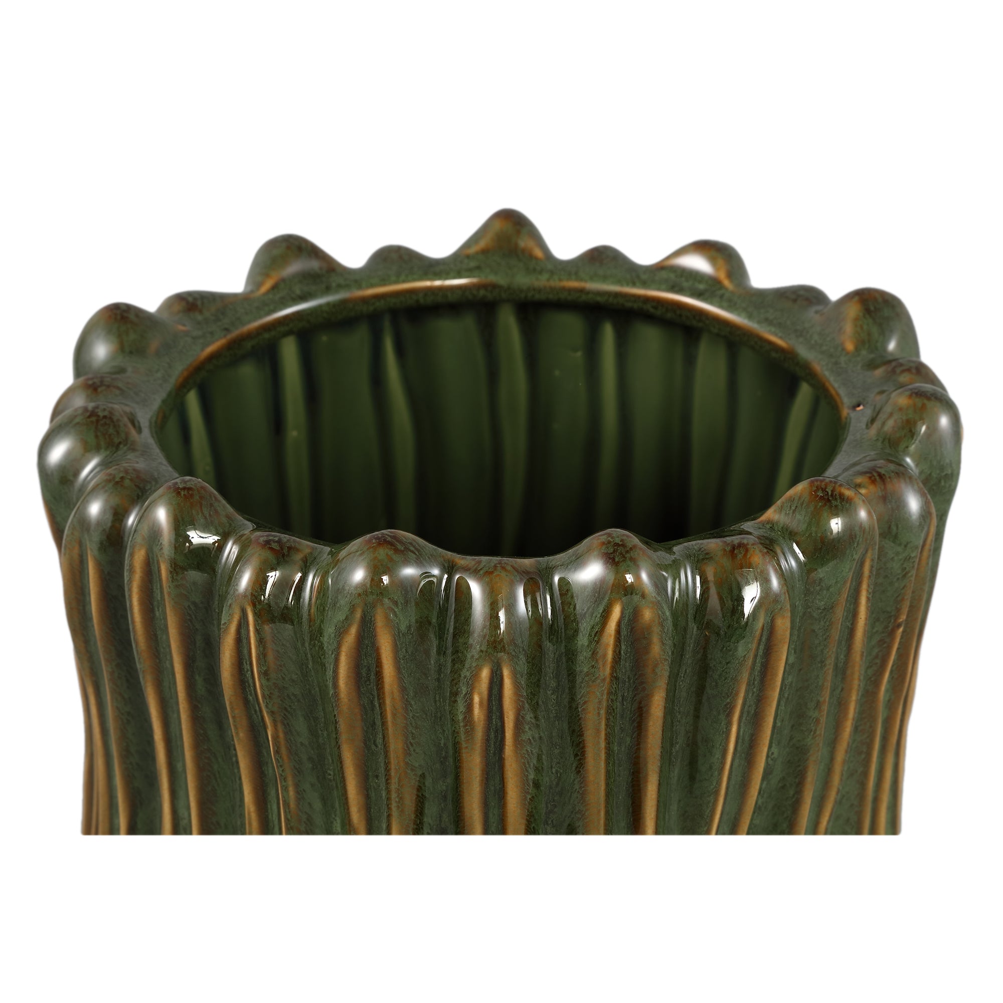 Luci Pot en céramique - Dark Green