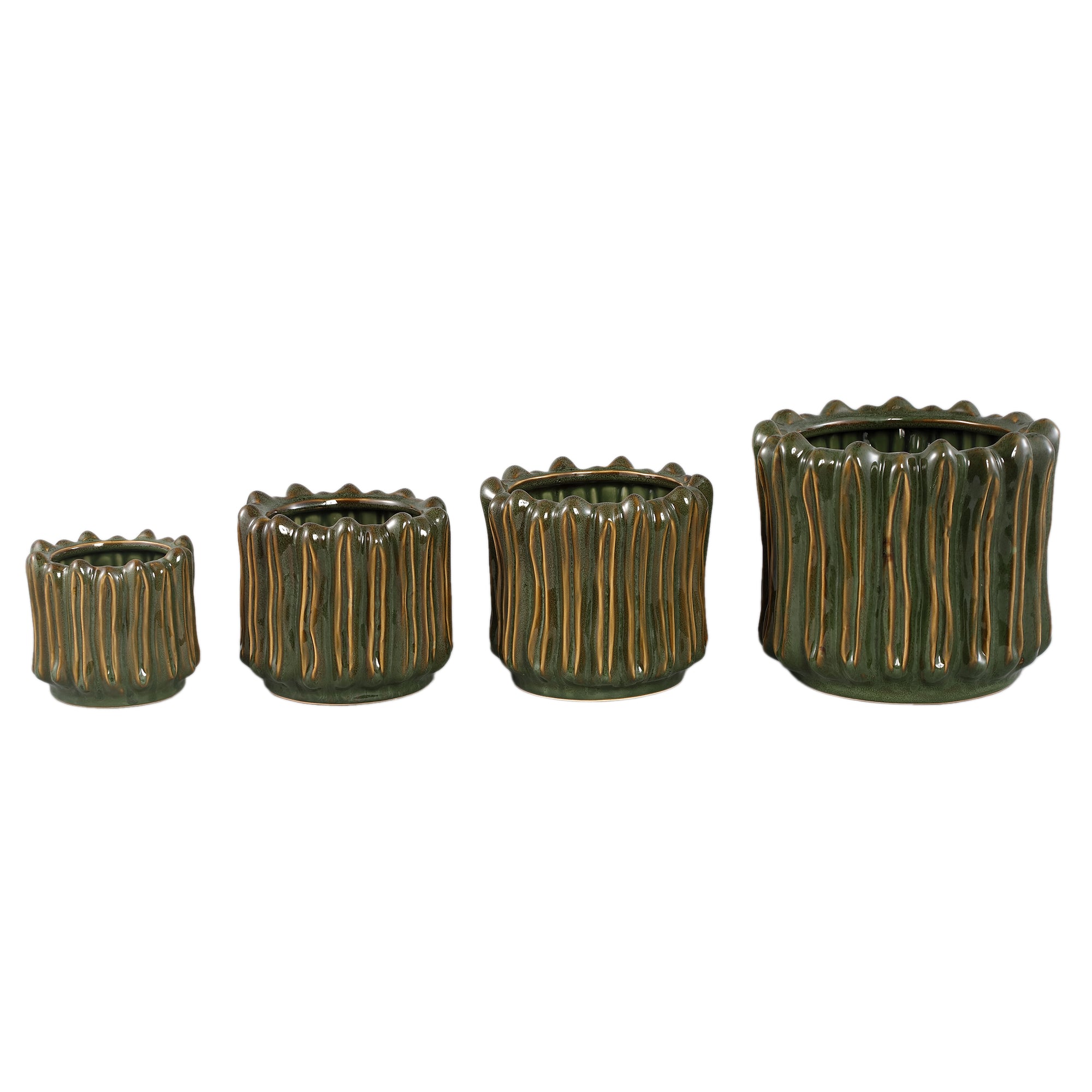 Luci Pot en céramique - Dark Green