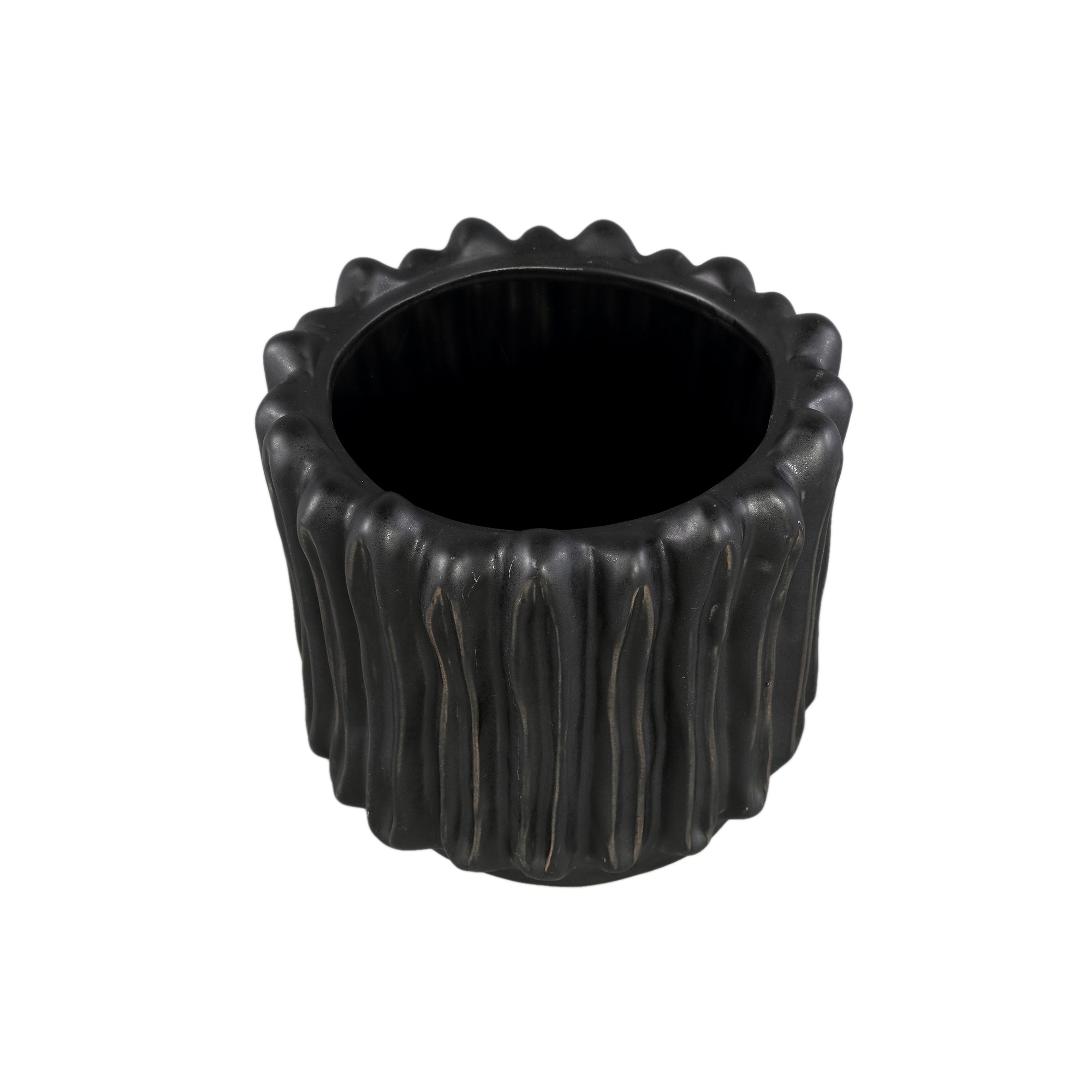 Luci Pot en céramique - Noir