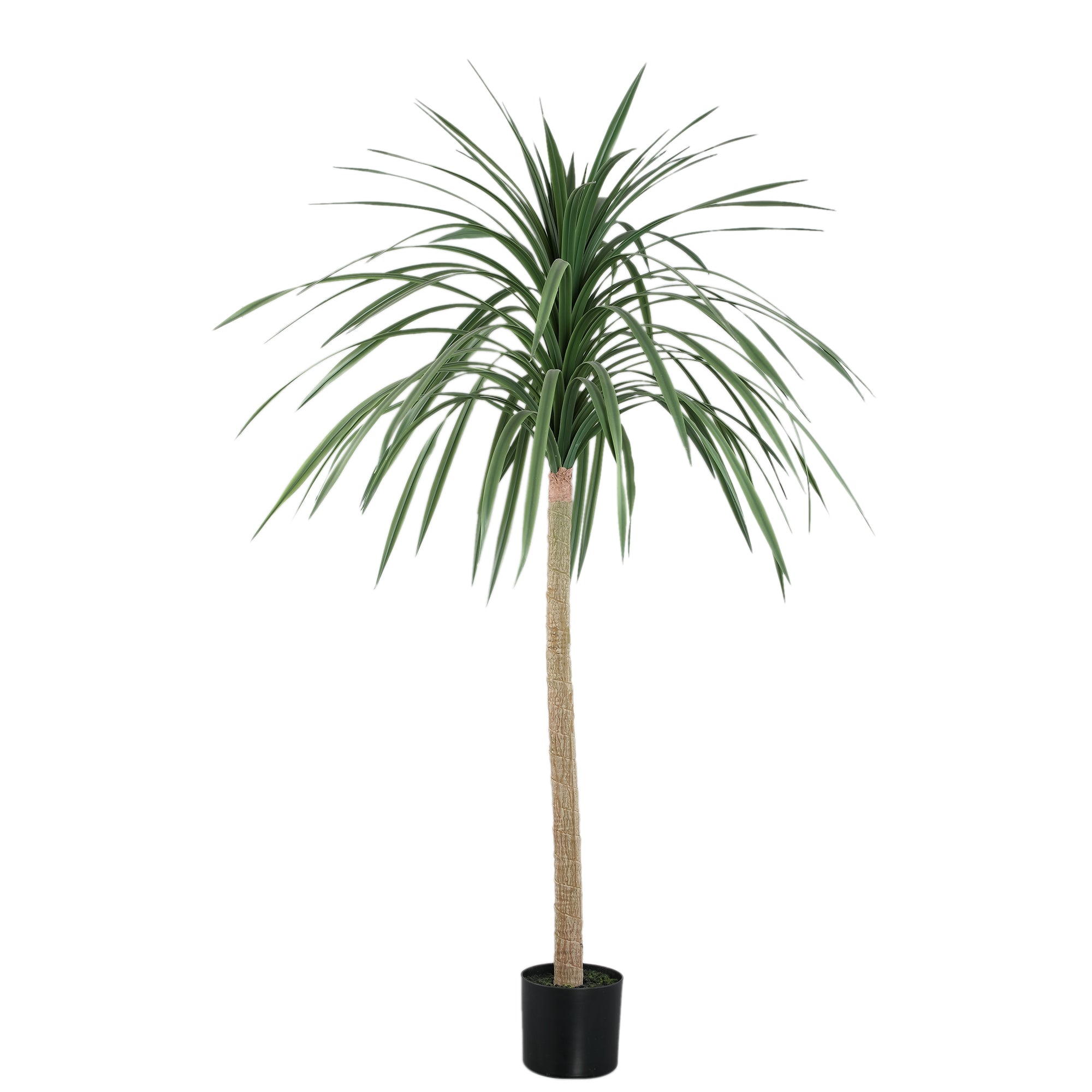 Tree Green chinese single lobelia in black pot Vert — Plante artificielle — Plante artificielle design premium | Häus