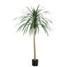 Tree Green chinese single lobelia in black pot Vert — Plante artificielle — Plante artificielle design premium | Häus