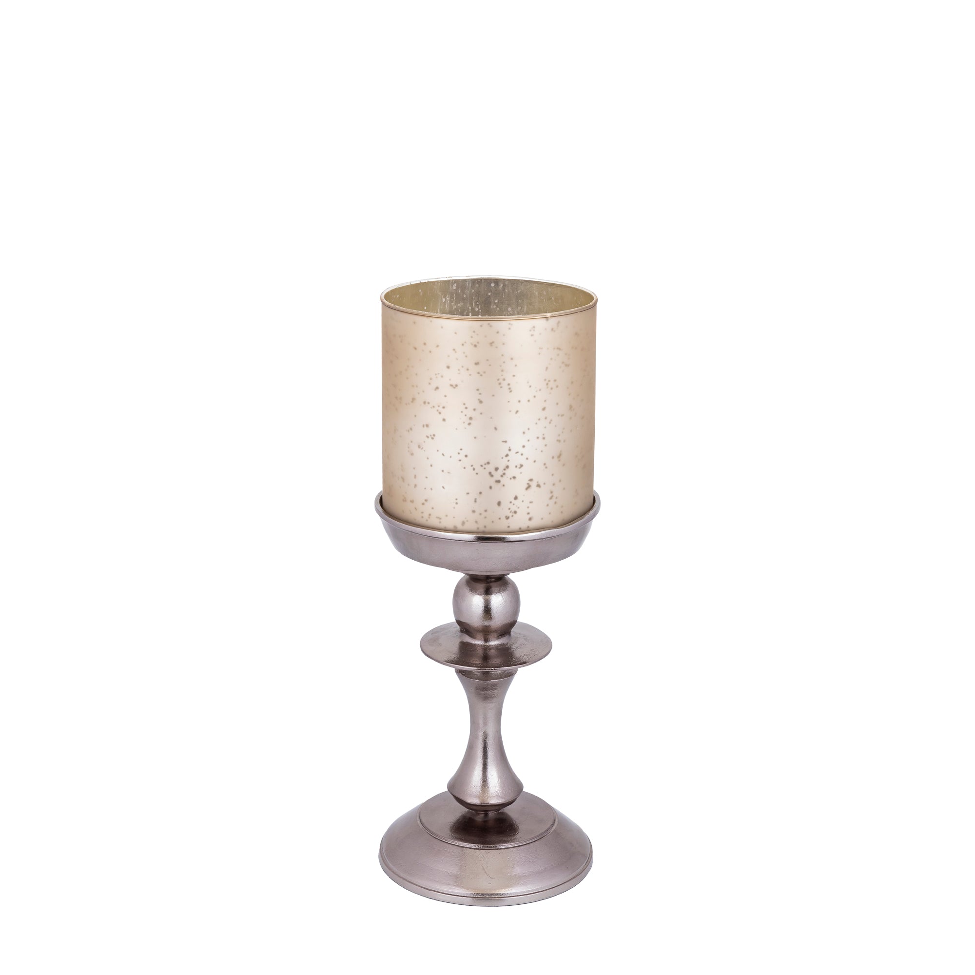 Eliviana Bougeoirs en verre - Laiton
