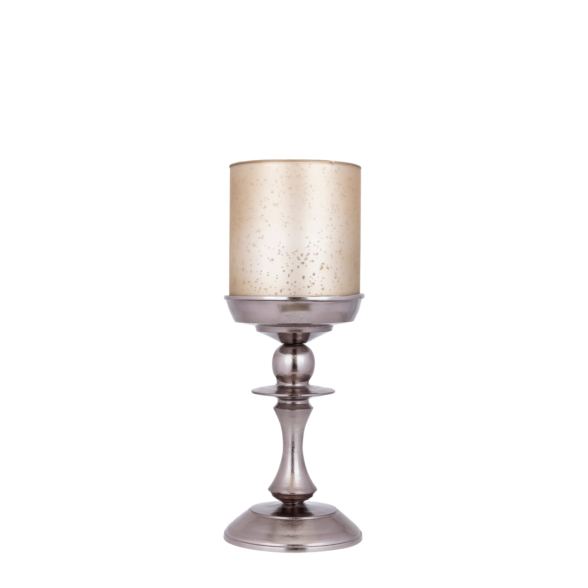 Eliviana Bougeoirs en verre - Laiton