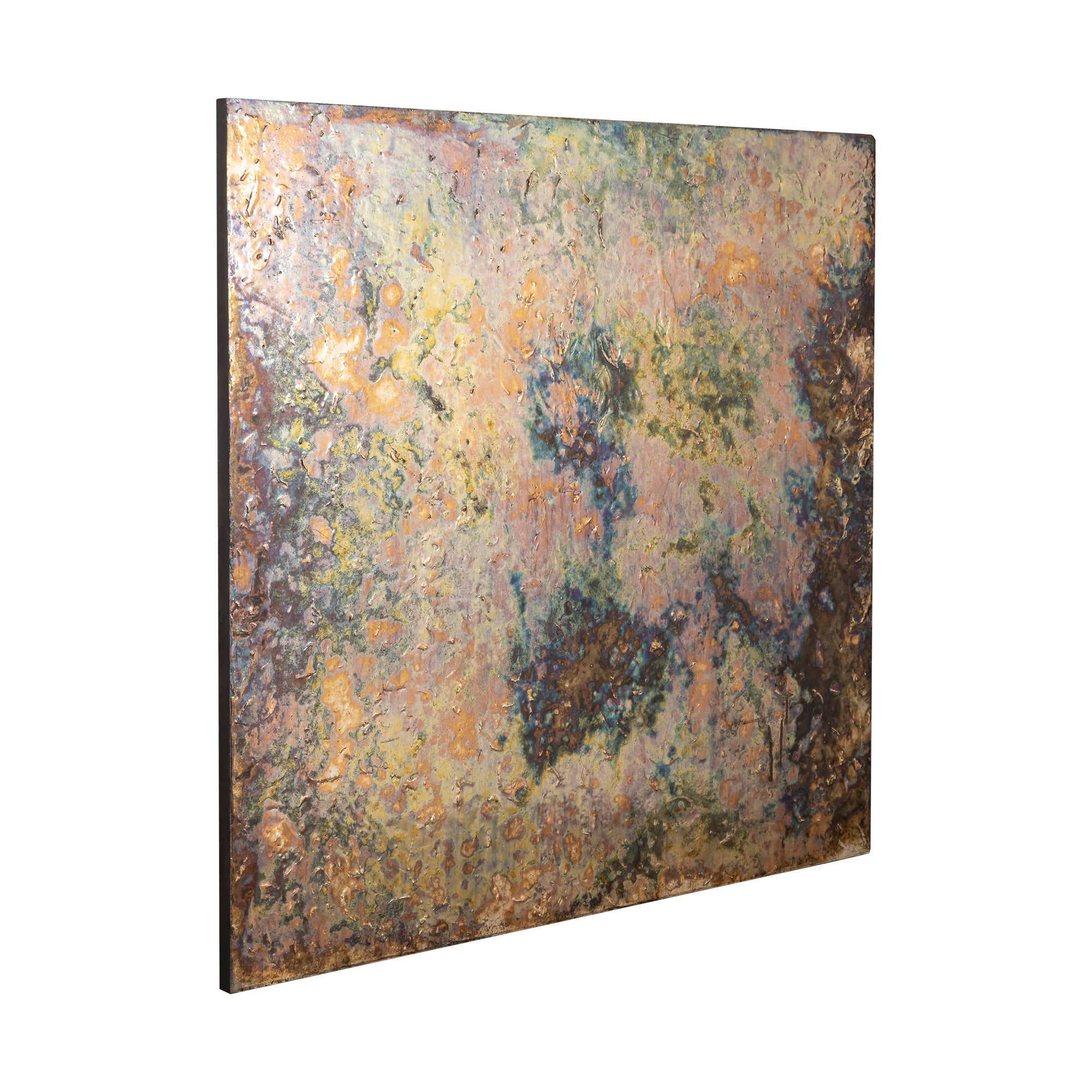 Sukhmia Oil Green MDF wall panel shiny square L