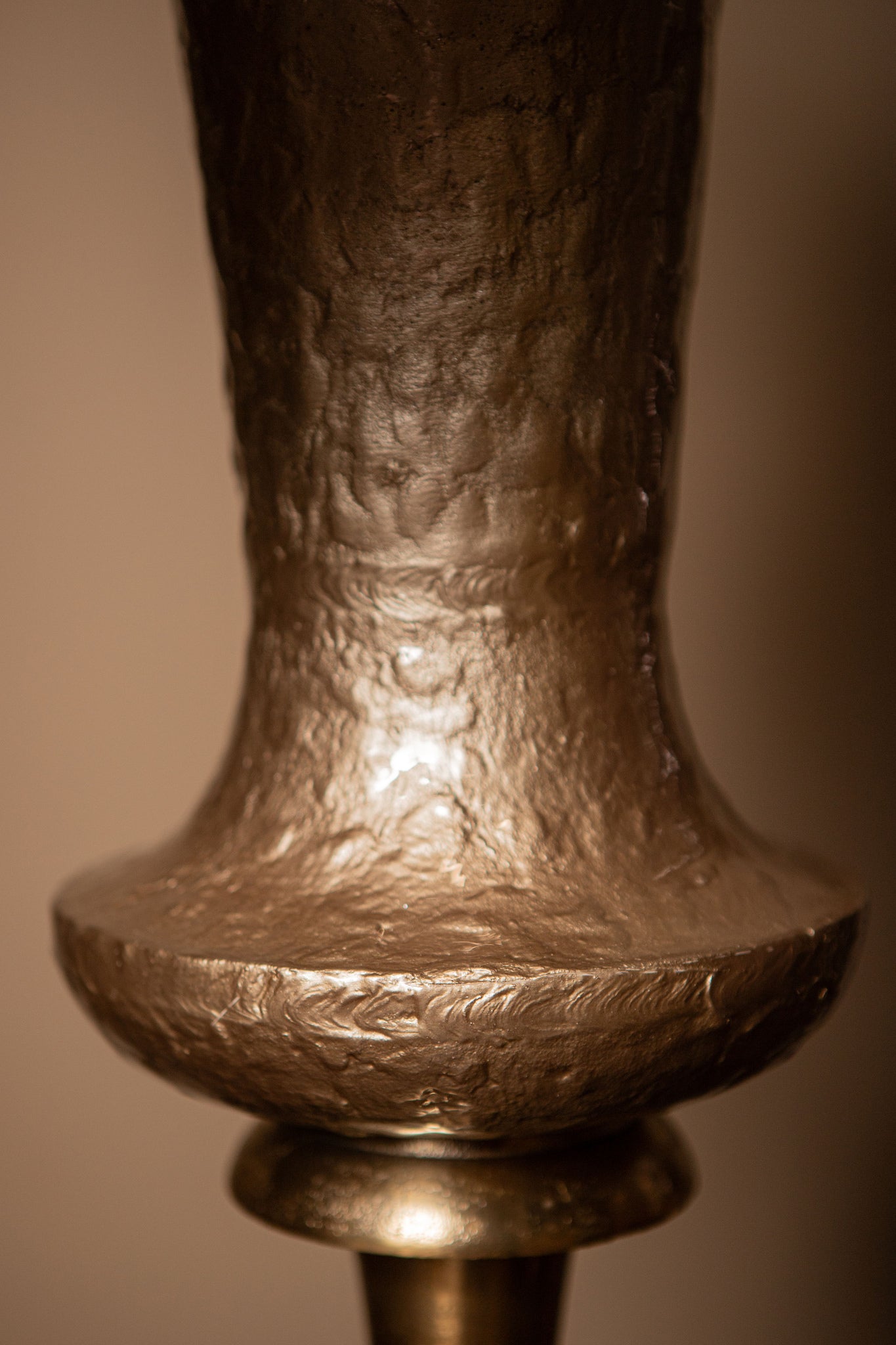 Lysse Vase en métal - Champagne