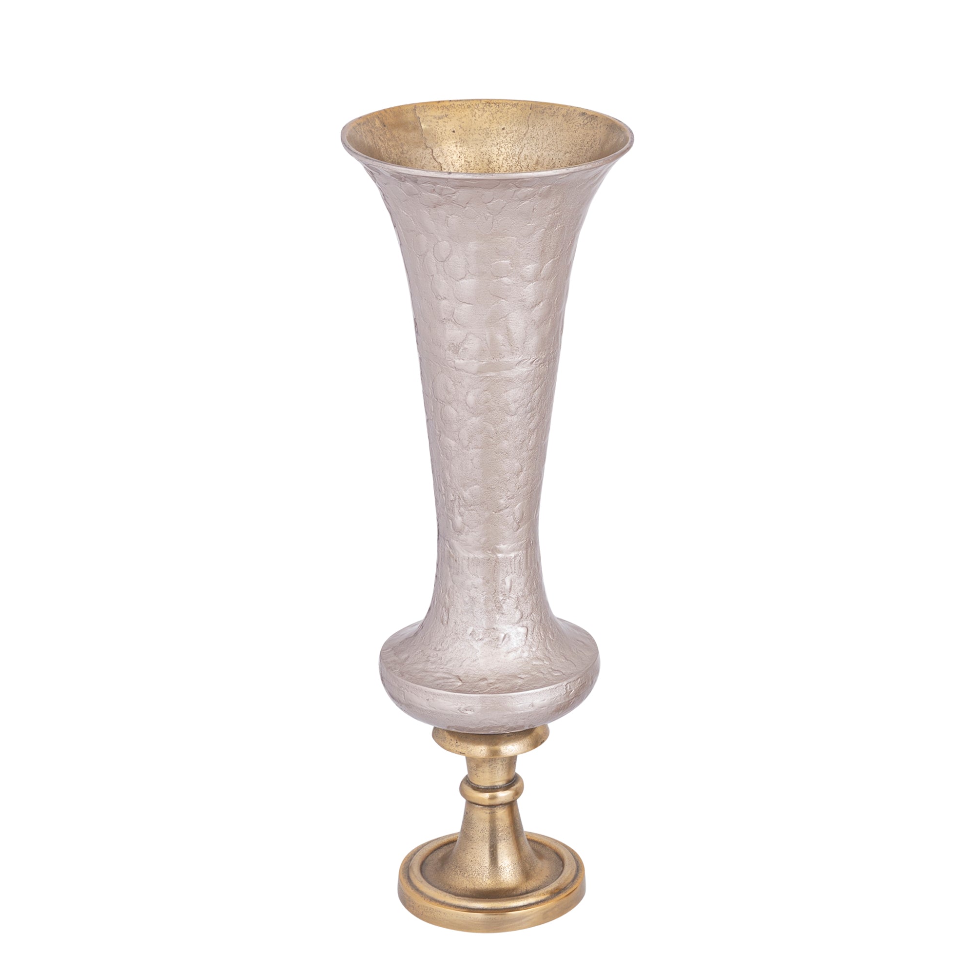 Lysse Vase en métal - Champagne
