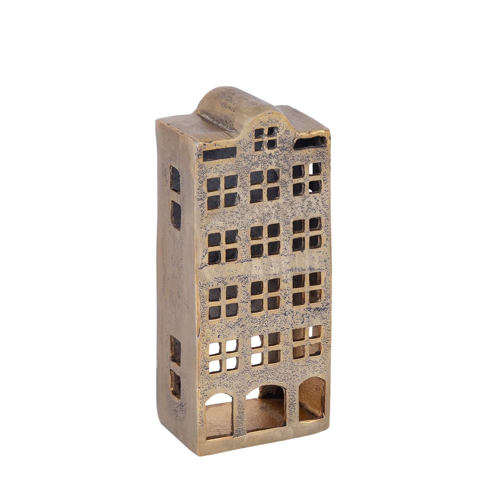 Saril Gold casted alu decoration statue house L