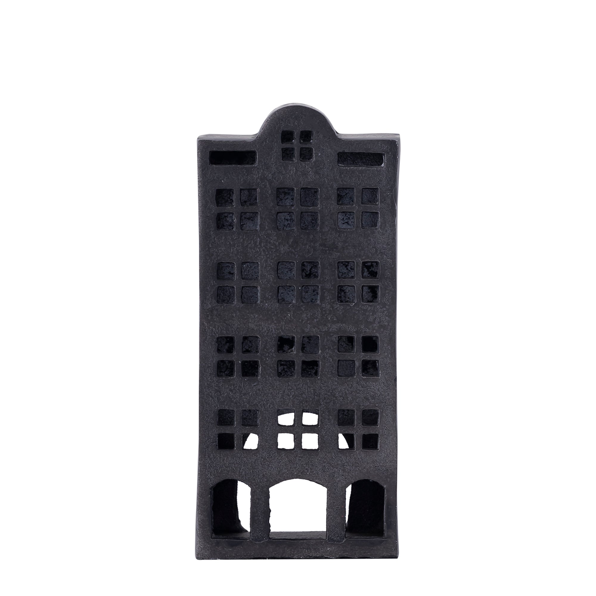 Saril Black casted alu decoration statue house L
