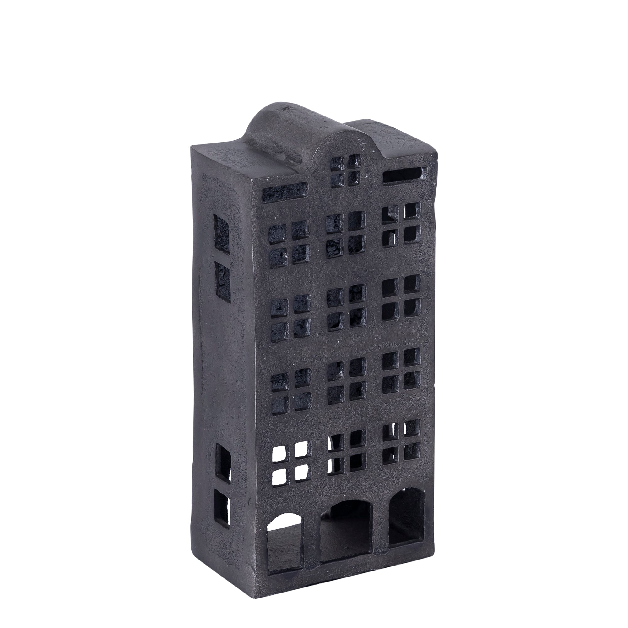 Saril Black casted alu decoration statue house L