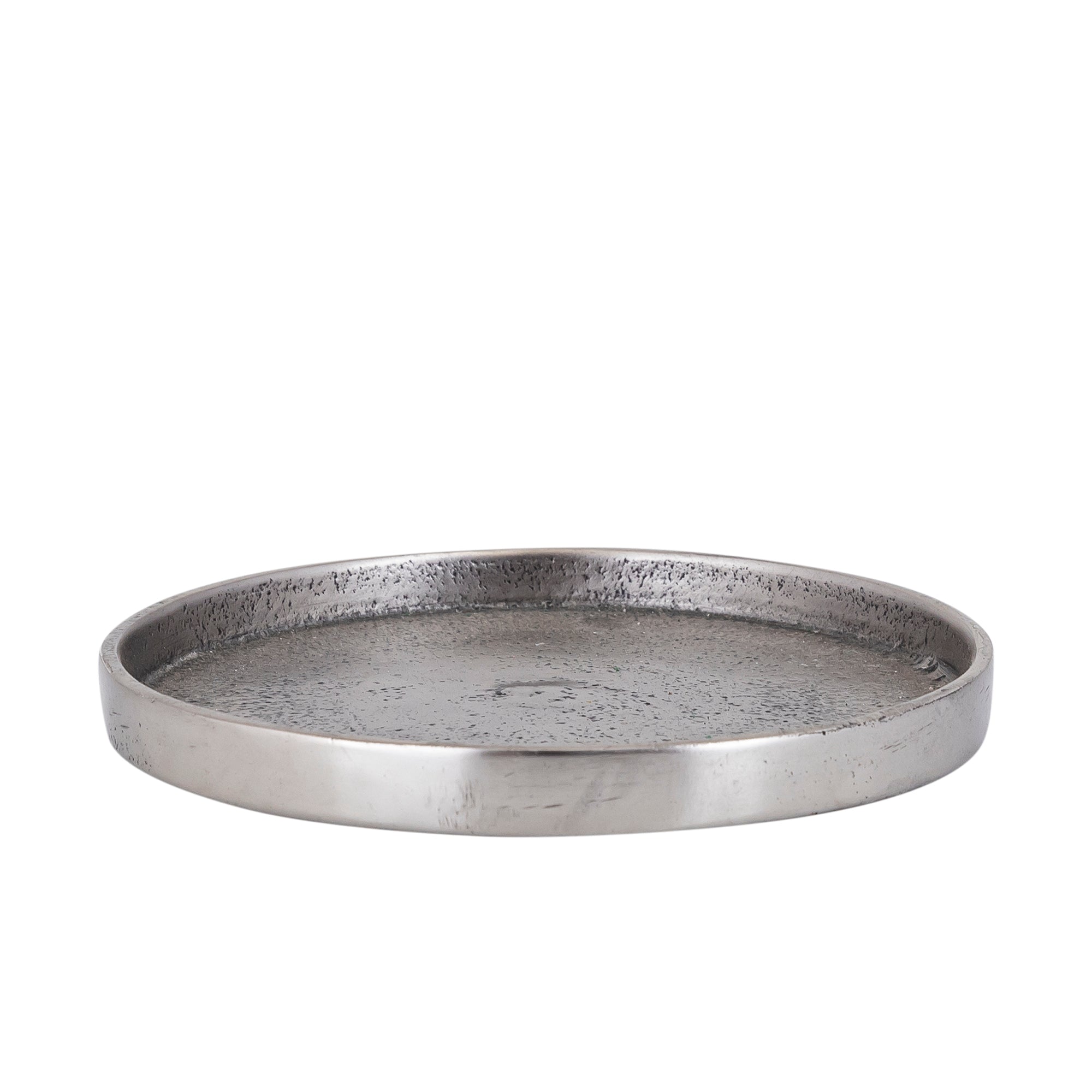Naftali Gun Metal alu candle plate 12,5 candle dia