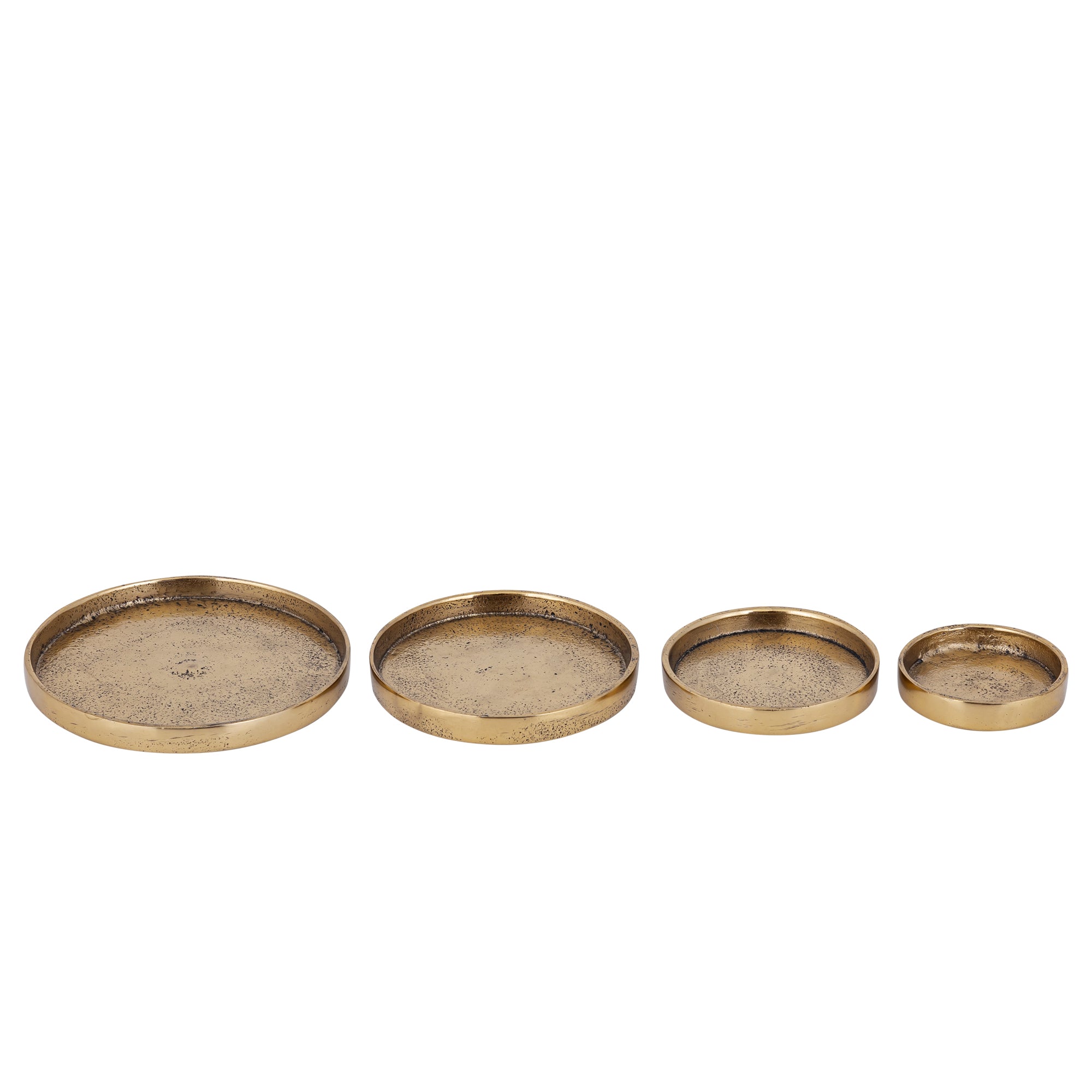 Naftali Ant Gold alu candle plate 5,5cm candle dia