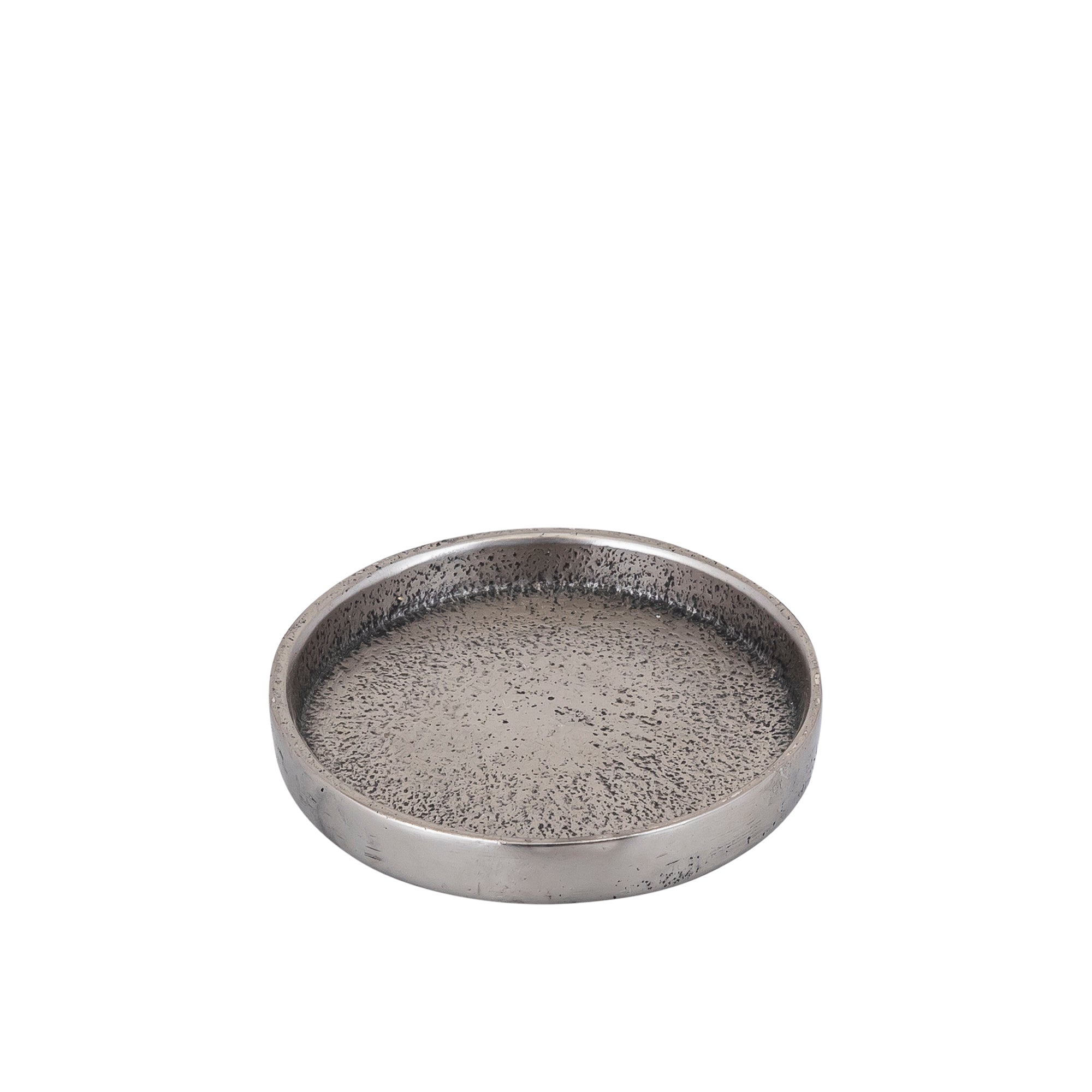 Naftali Gun Metal alu candle plate 7,5 candle dia