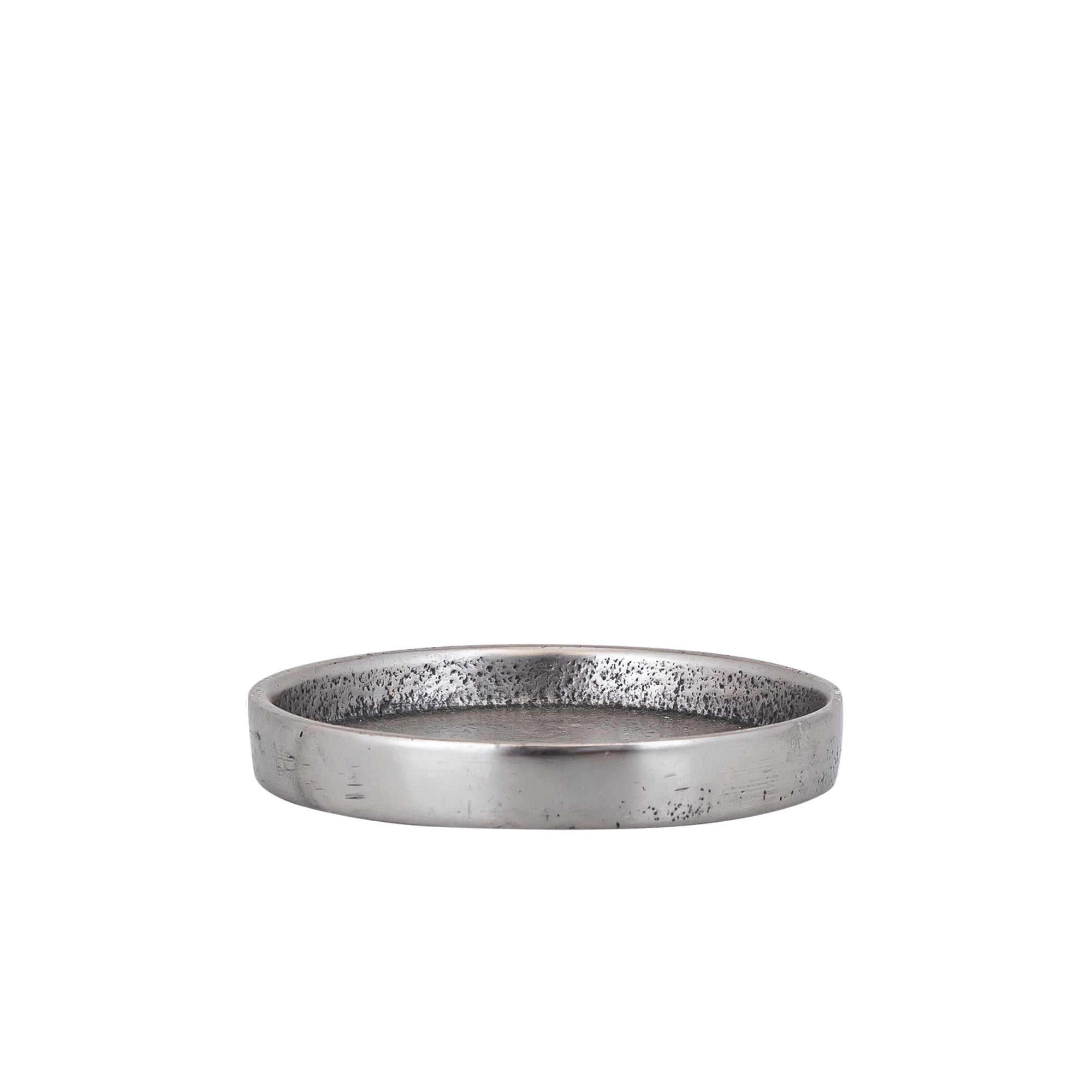 Naftali Gun Metal alu candle plate 7,5 candle dia