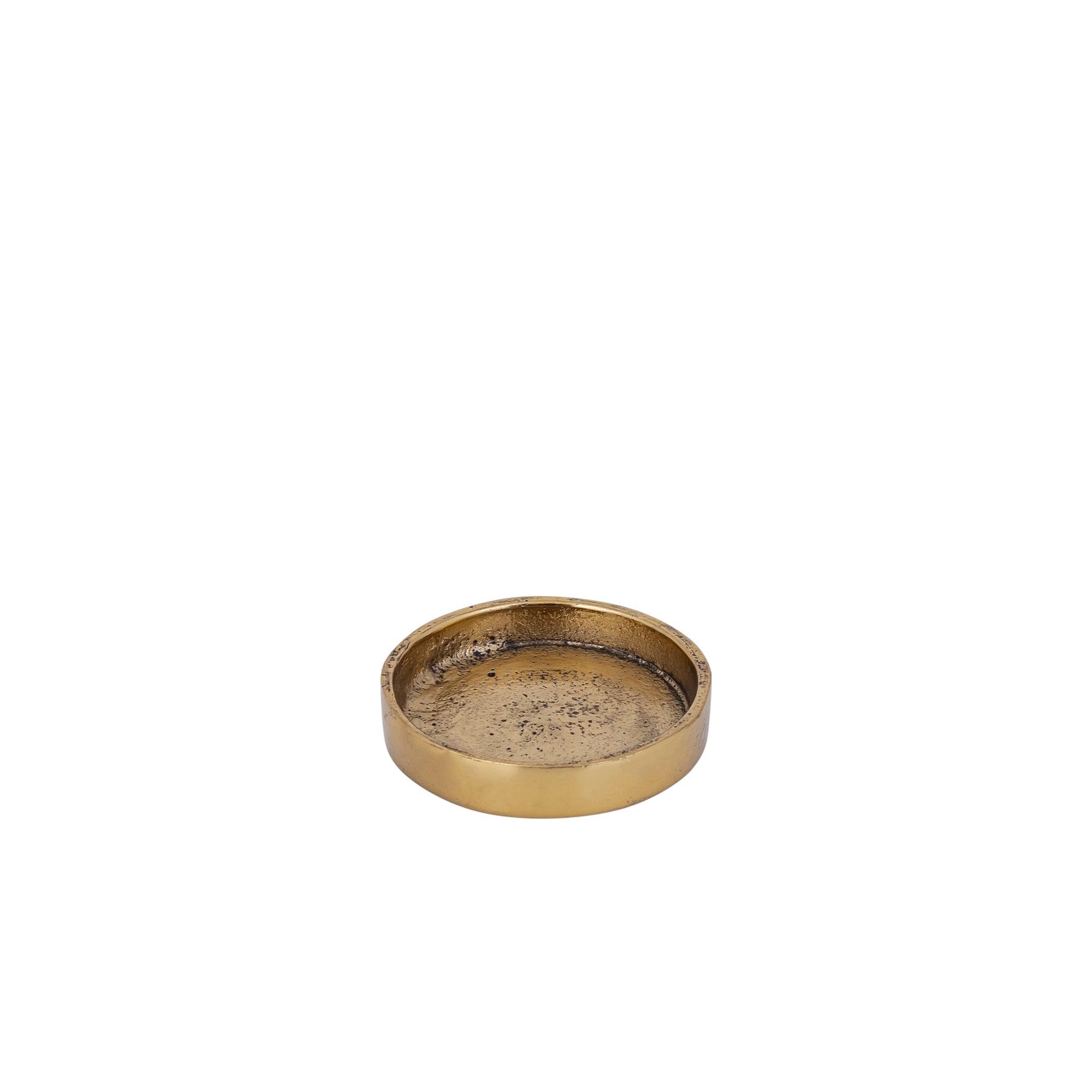 Naftali Ant Gold alu candle plate 5,5cm candle dia