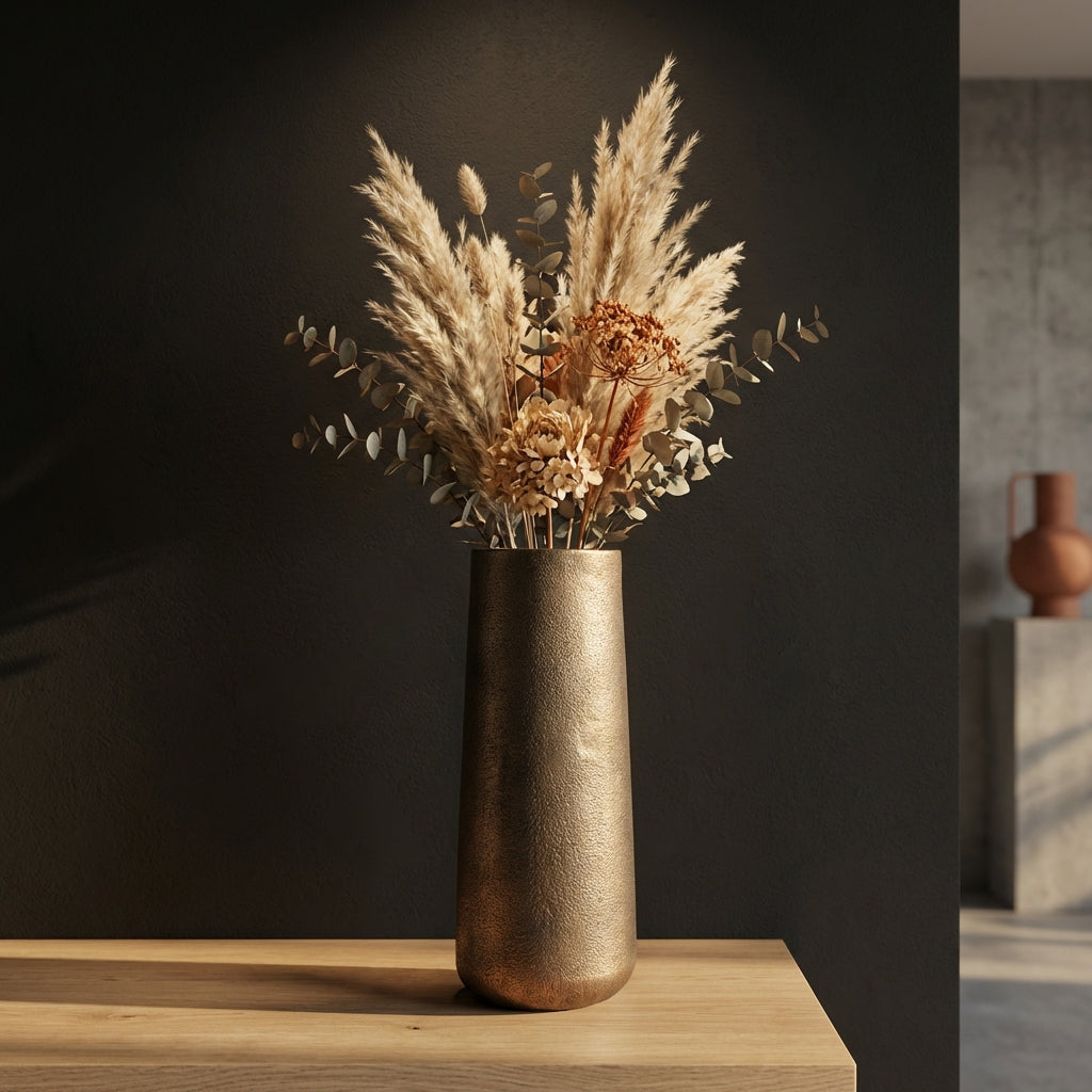 Kardine Pot en métal - S (47x47x114 cm)