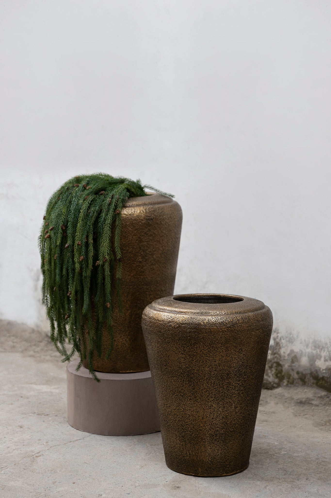 Kardine Pot en métal - S (54x54x76 cm)