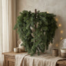 Rosamond Green PVC/PE hanging wreath w lights long