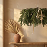 Rosamond Green PVC/PE hanging wreath w lights wide