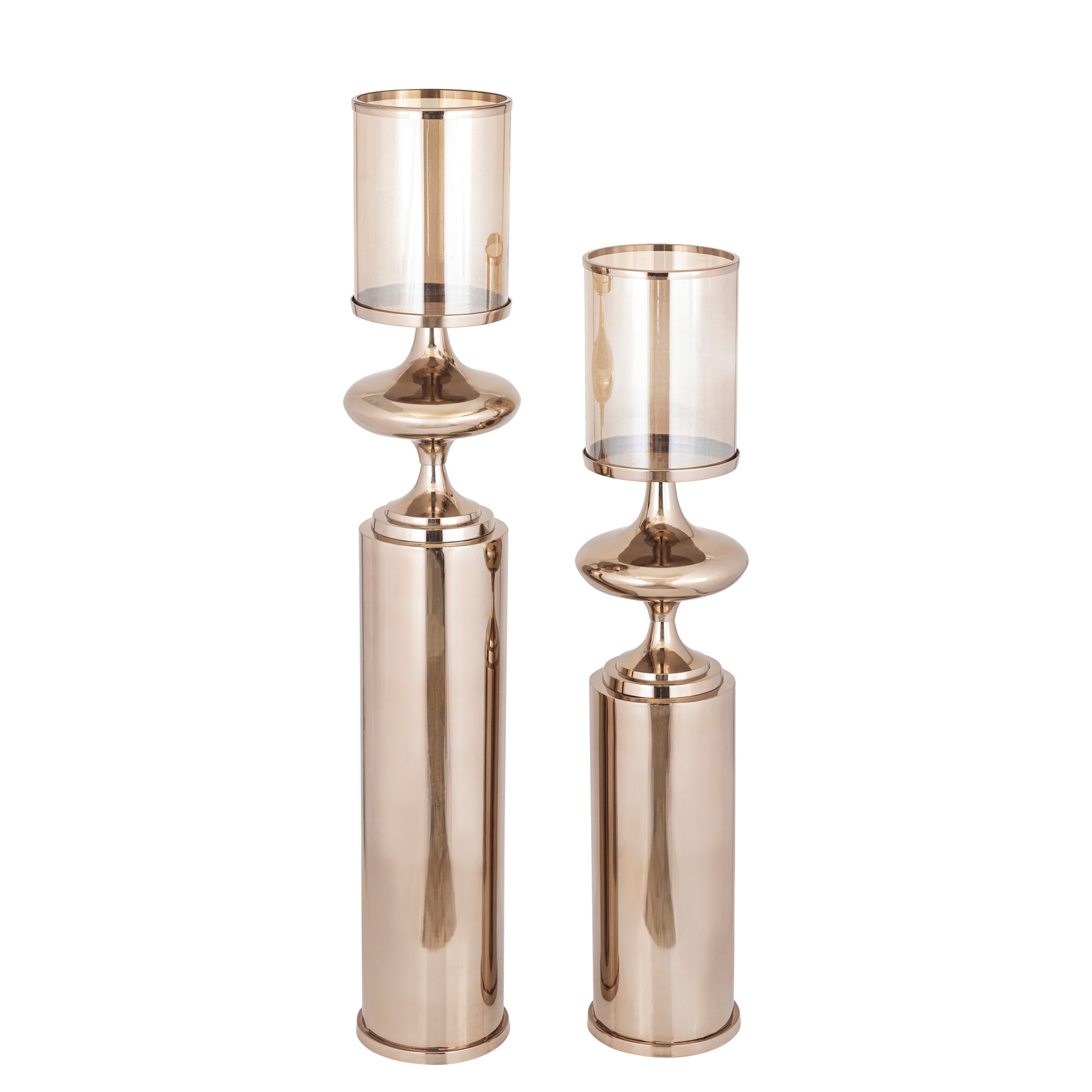 Rodire Bougeoirs en verre — Stainless Floor Stormlight - Bronze