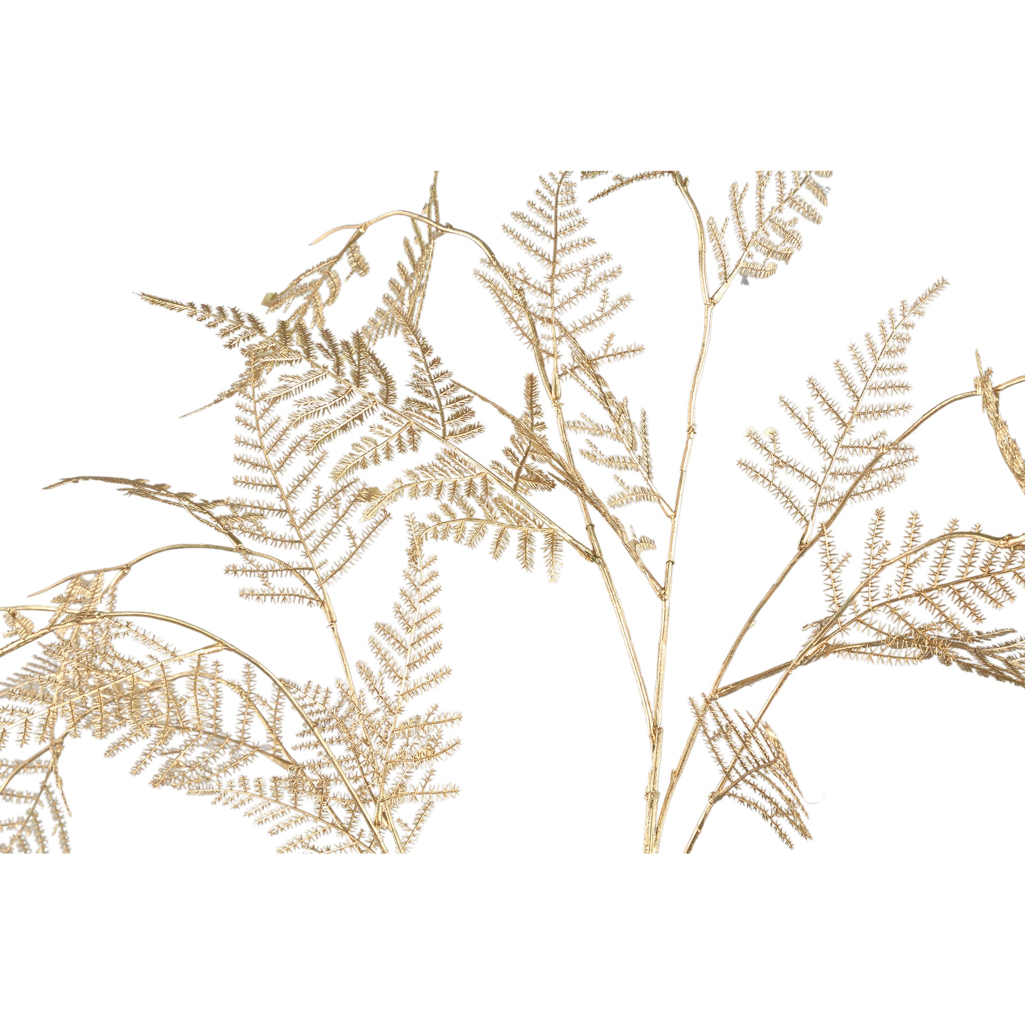 Fern Plant Gold aparagus spray Or — Feuille artificielle — vue 2 | Häus